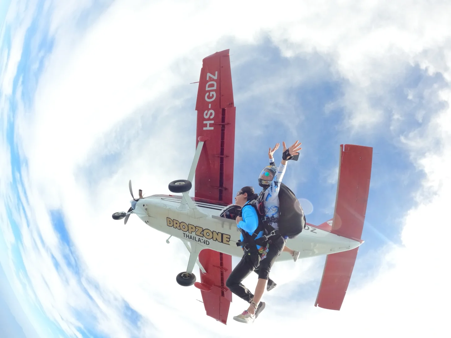 DROPZONE Tandem Skydiving Experience with Hotel Pickup