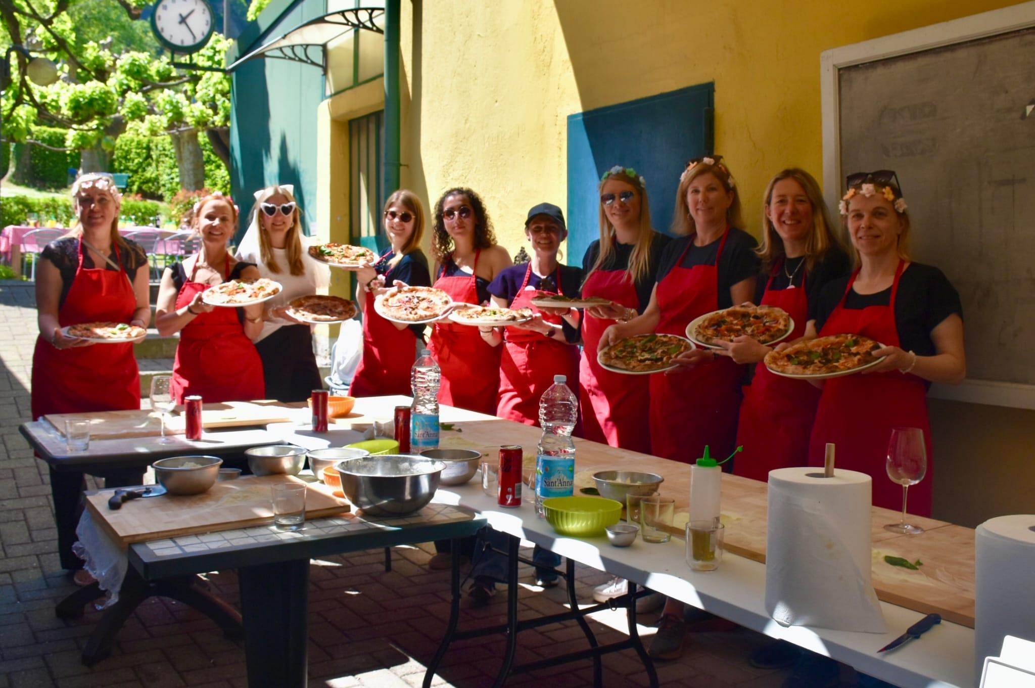 pizza making class in Como — photo 14