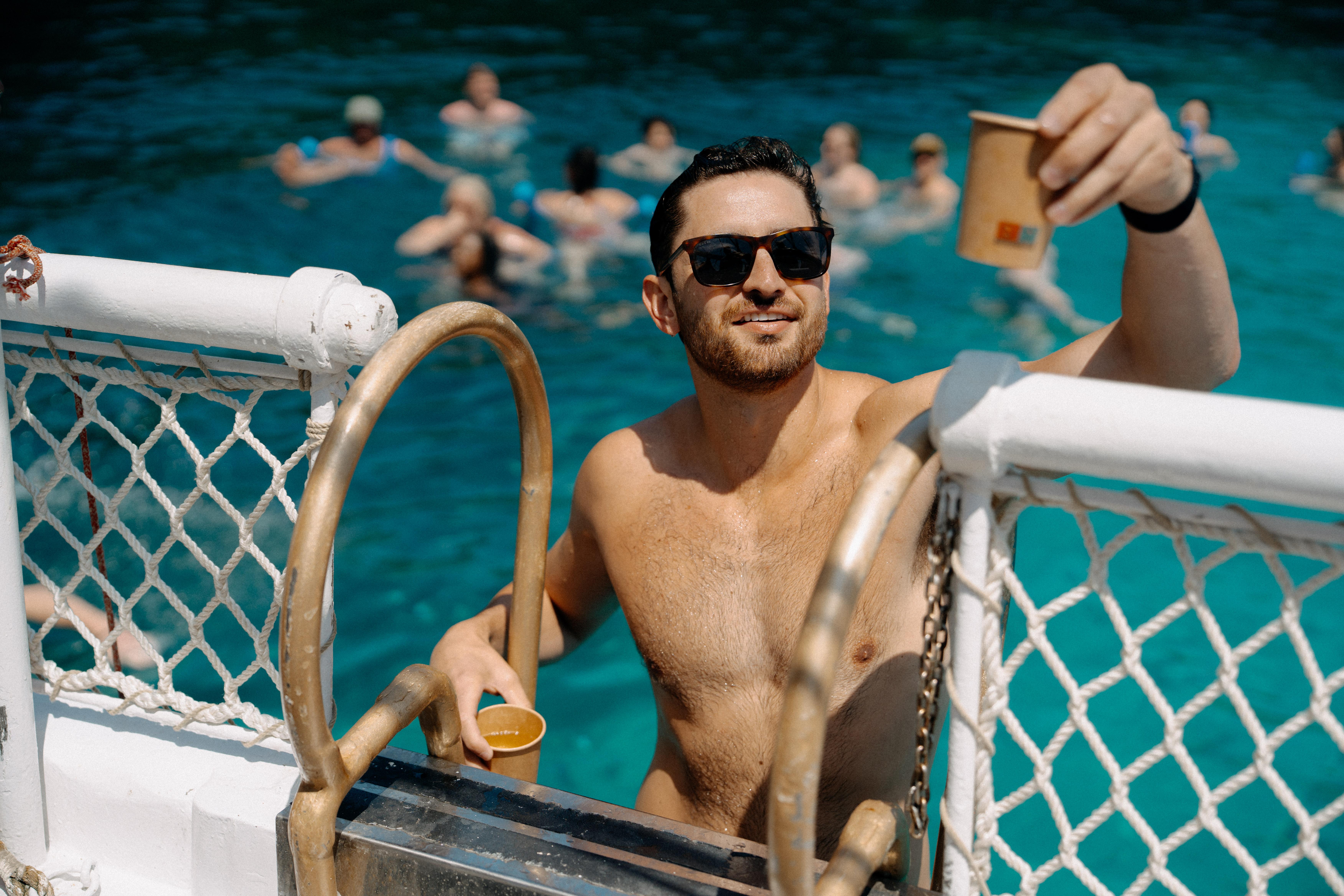 Corfu Town: Full-Day Cruise with Lunch, Drinks & Swim Stops