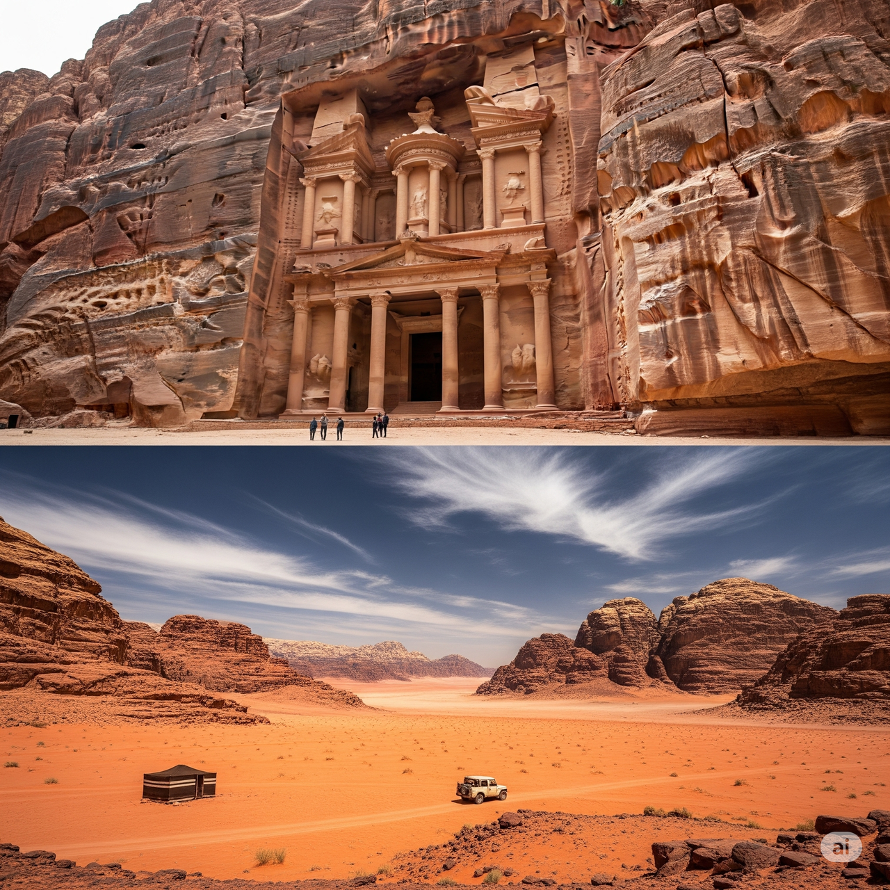 Petra & Wadi Rum: One-Day Private or Group Journey