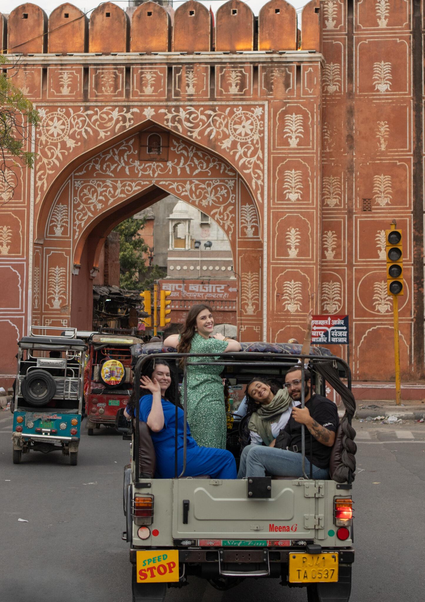 Jaipur After Dark: Private Open-Air Jeep Safari