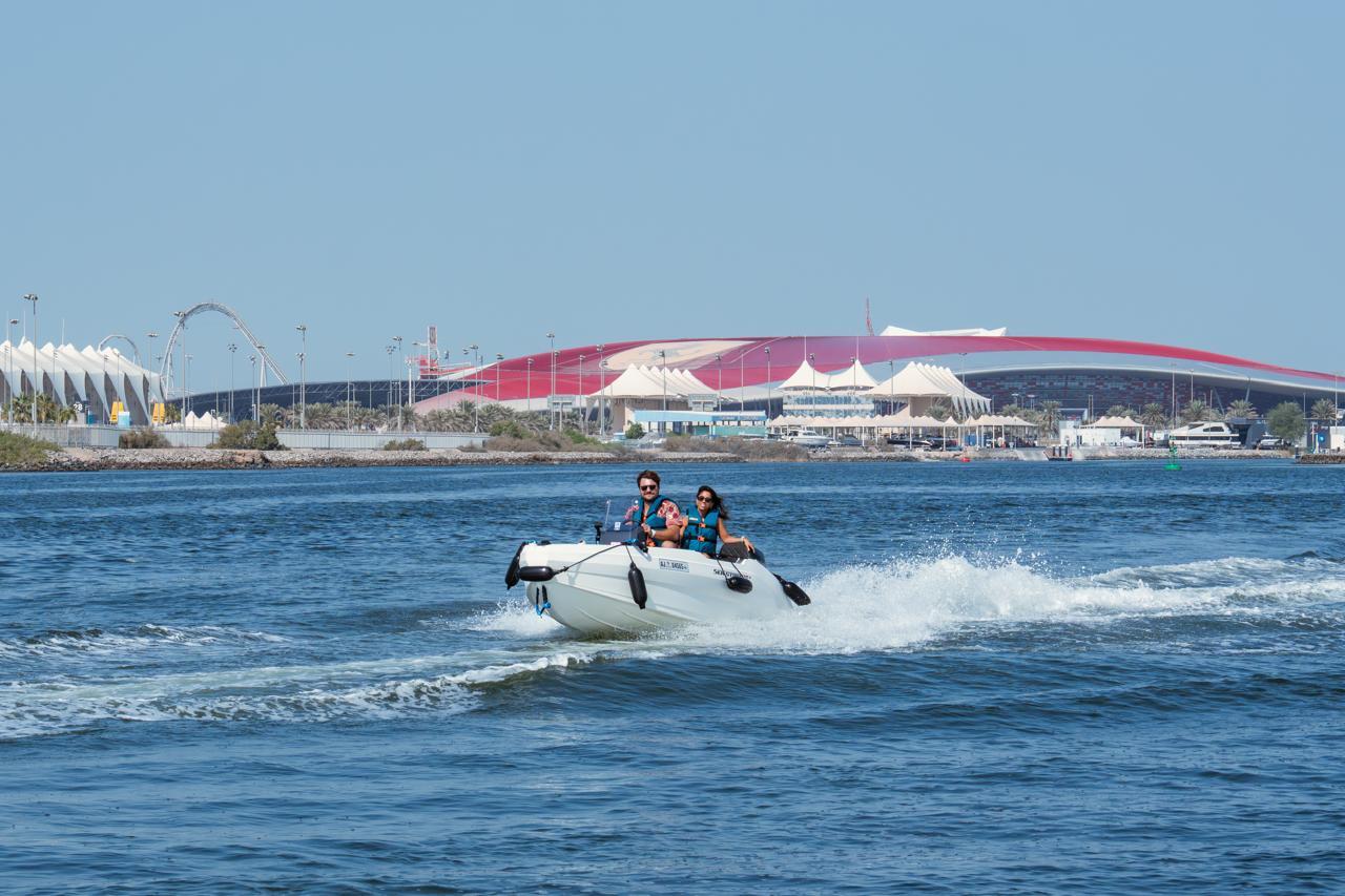 Yas Island Self-Drive Speedboat Tour with GPS Audio Guide