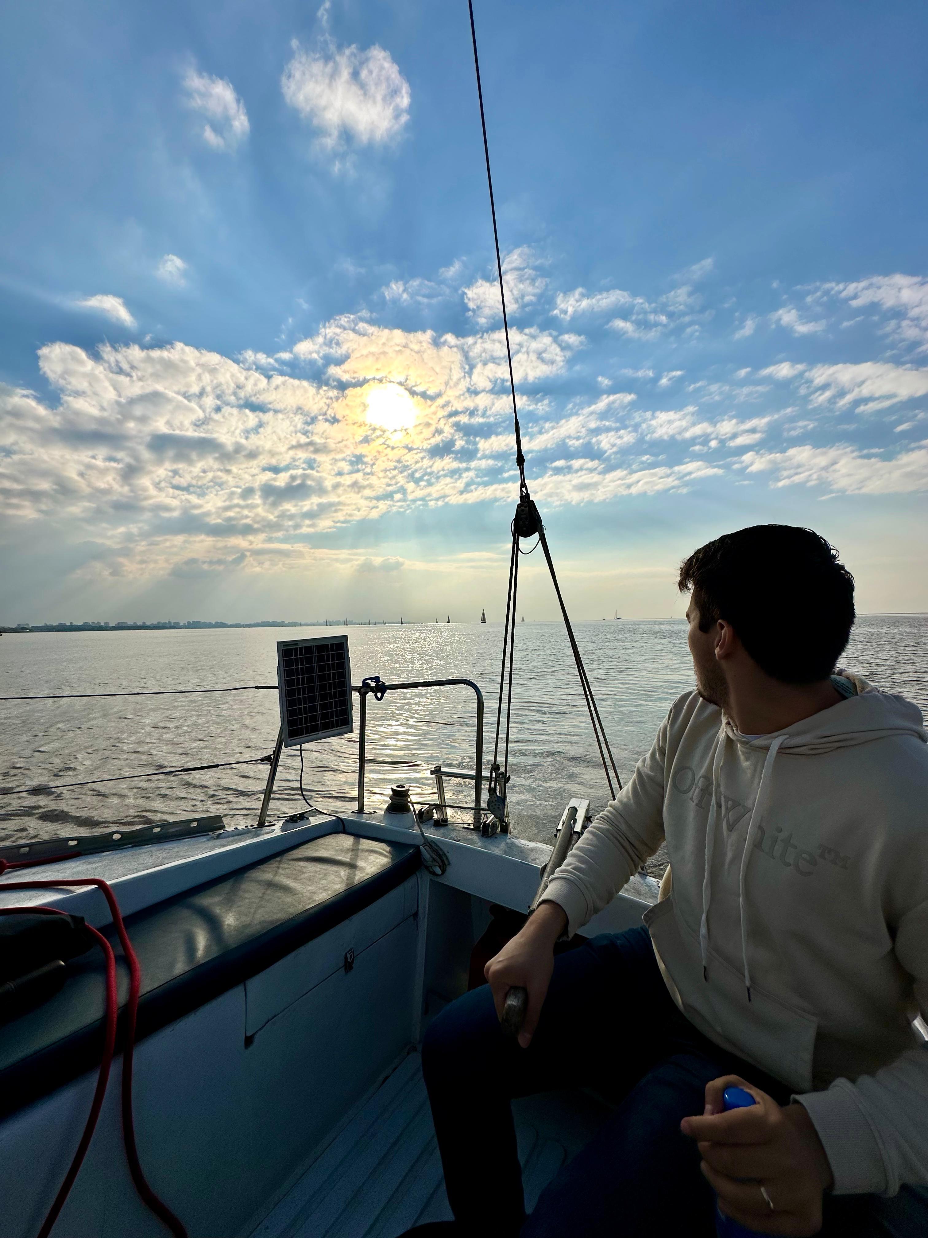 Sunset Sailing on the Río de la Plata