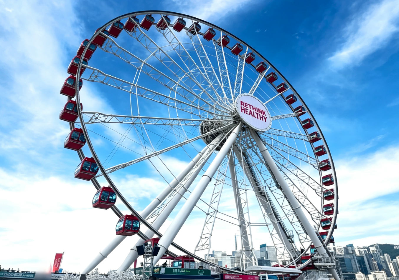 Central District Walking Tour with Observation Wheel Ticket