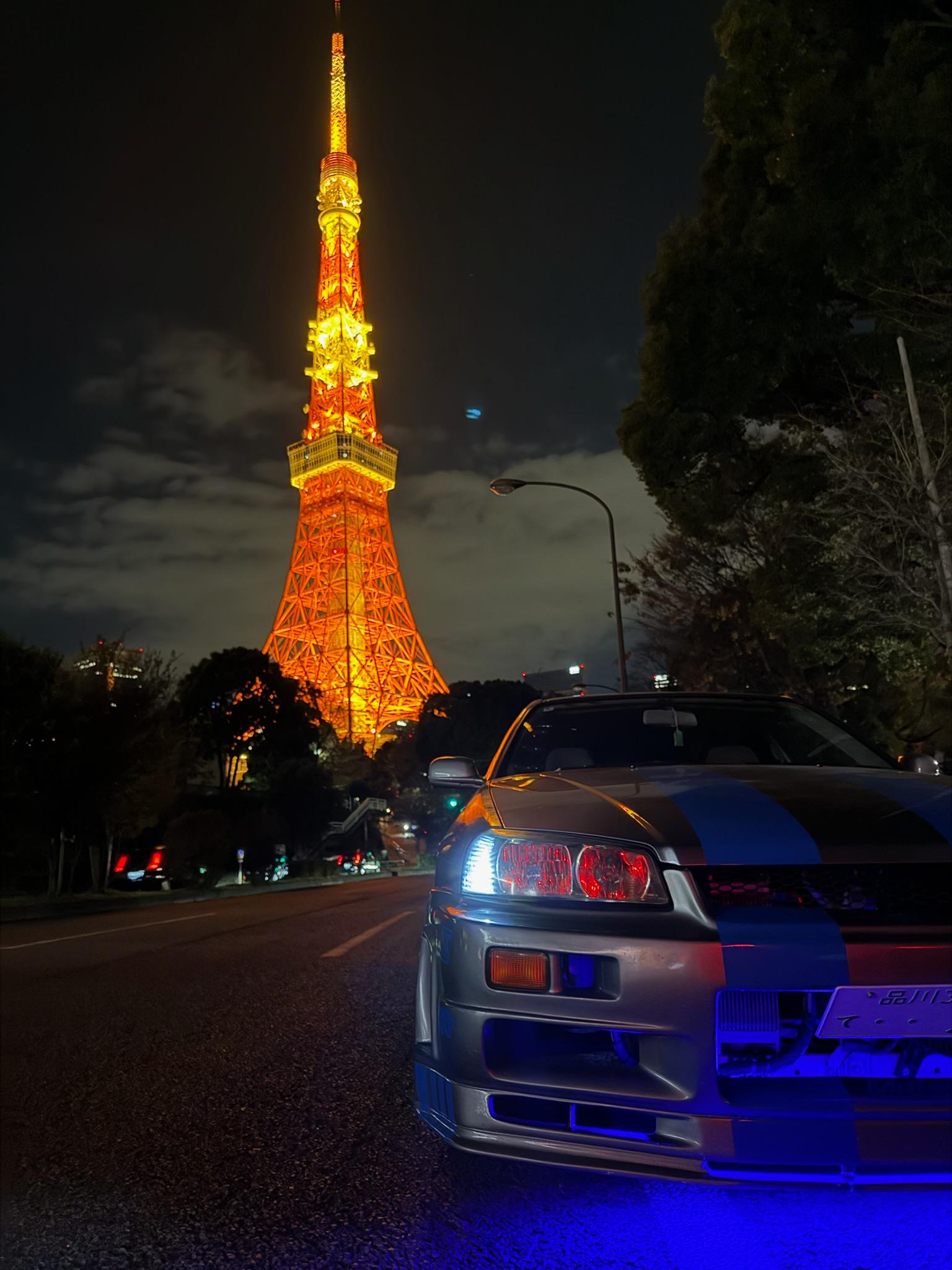 R34/Evo 600HP/GR86/WRX JDM Night Run Daikoku Parking