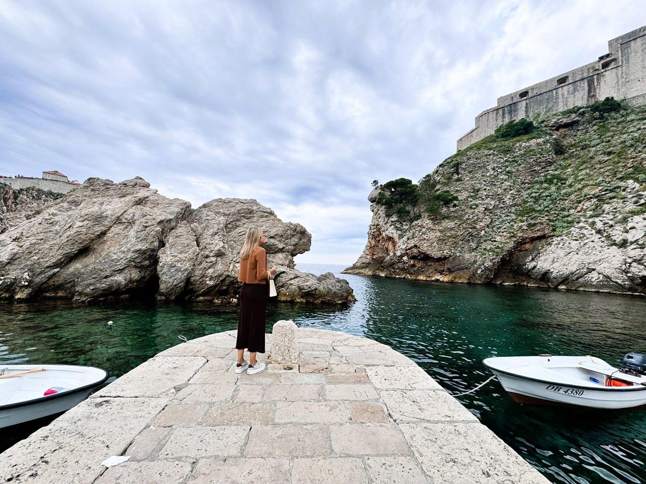 Dubrovnik City Walls Old Town terracotta rooftops Adriatic view — image 14