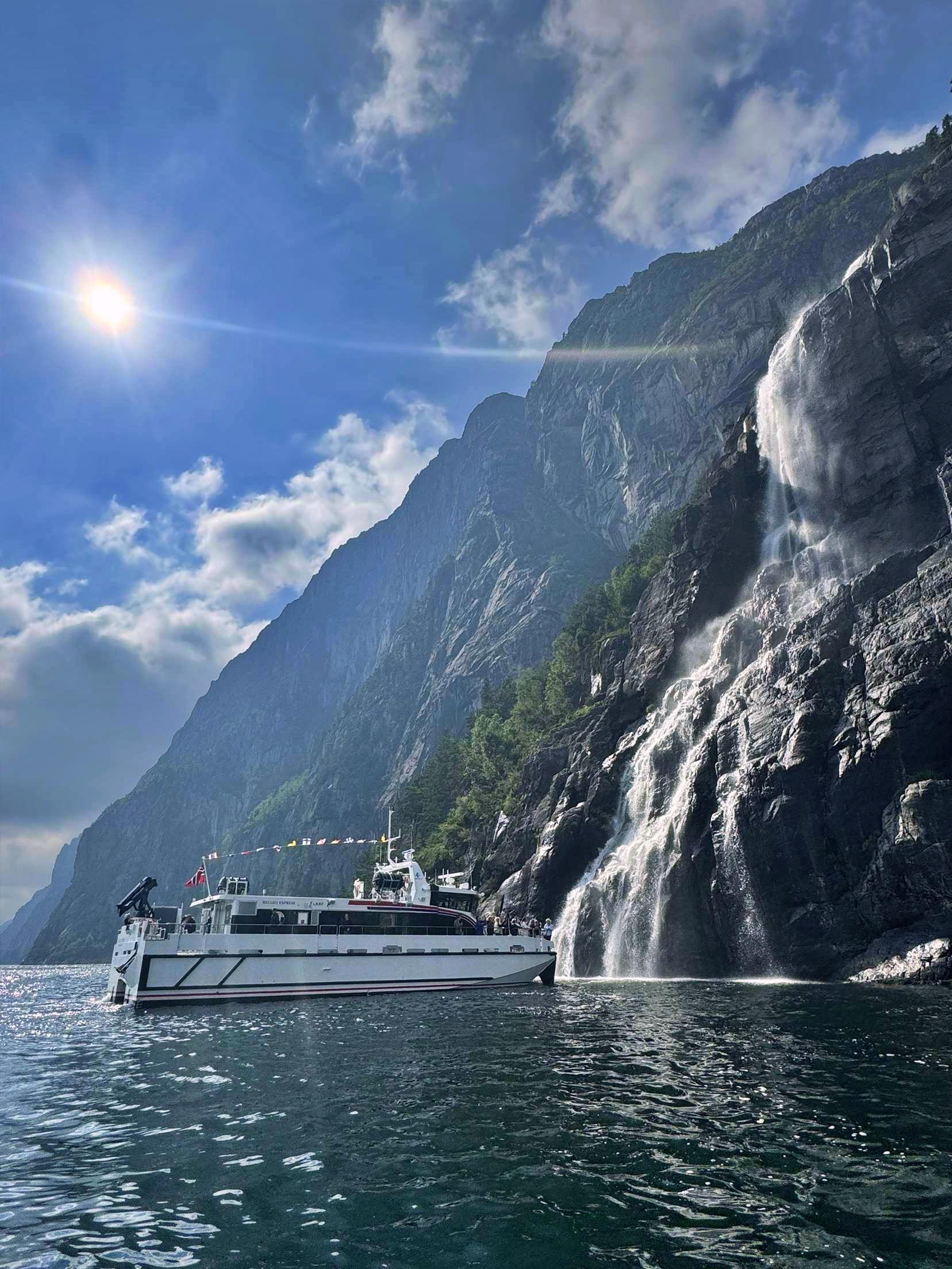 Lysefjord and Preikestolen Fjord Cruise from Sandnes