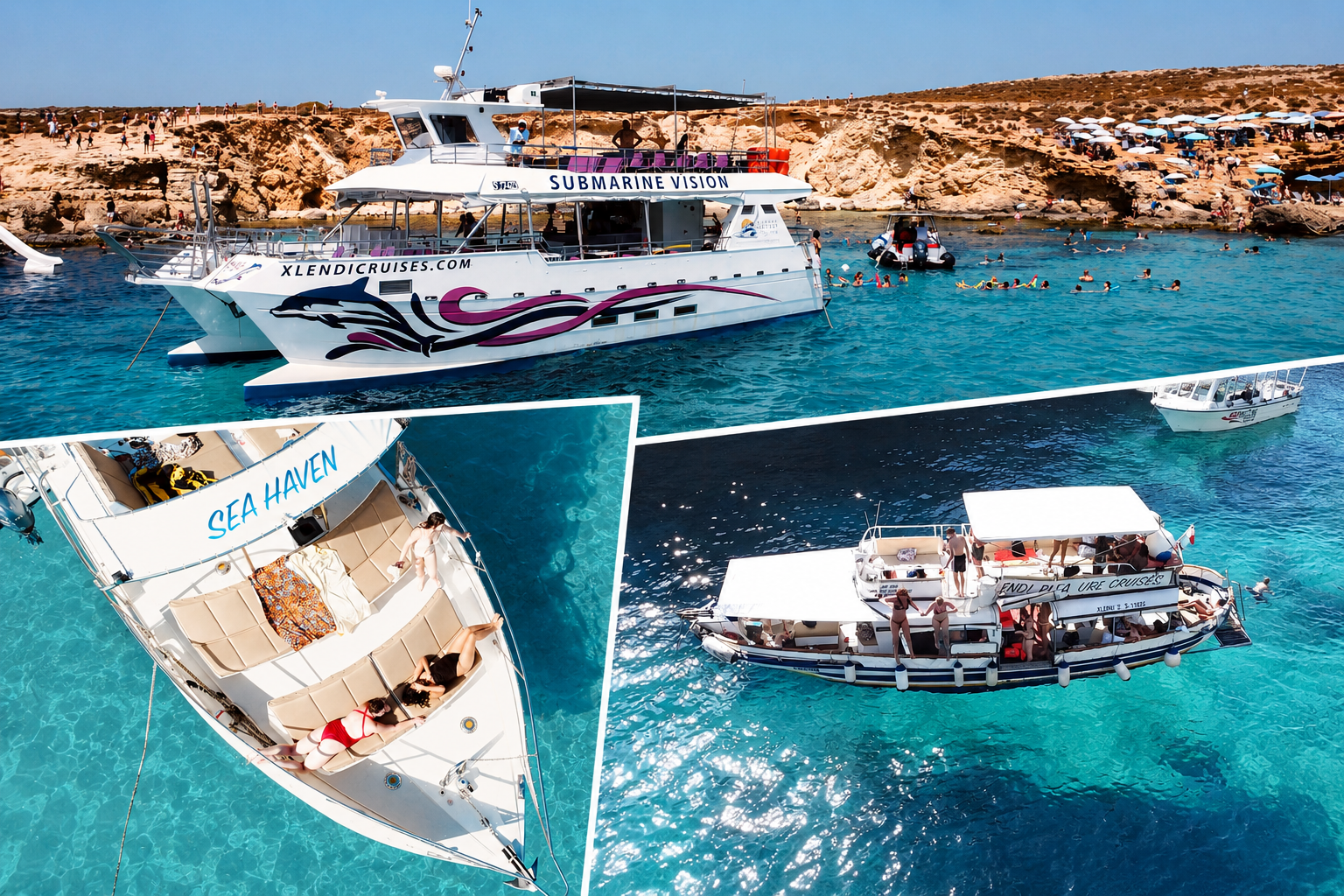 Malta: Comino, Gozo Harbour & Blue Lagoon Cruise