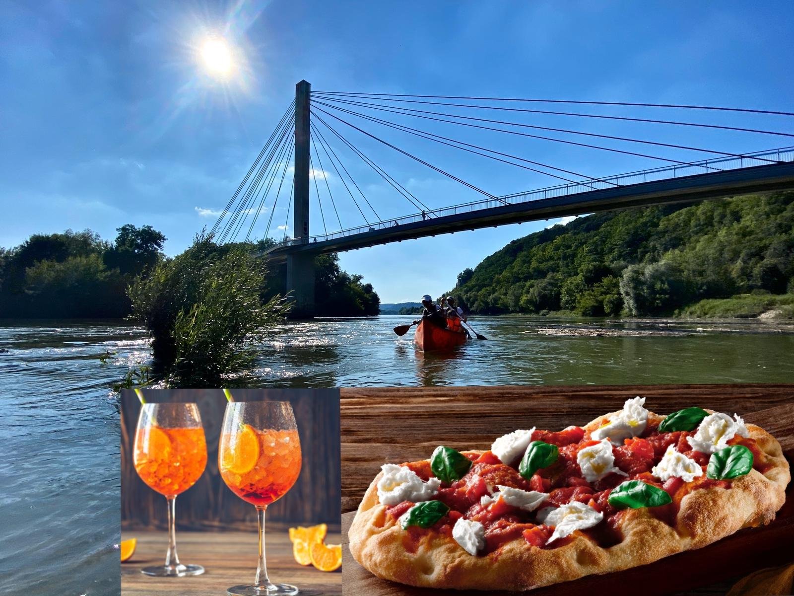 Danube Canoe Adventure with Aperol & Pinsa