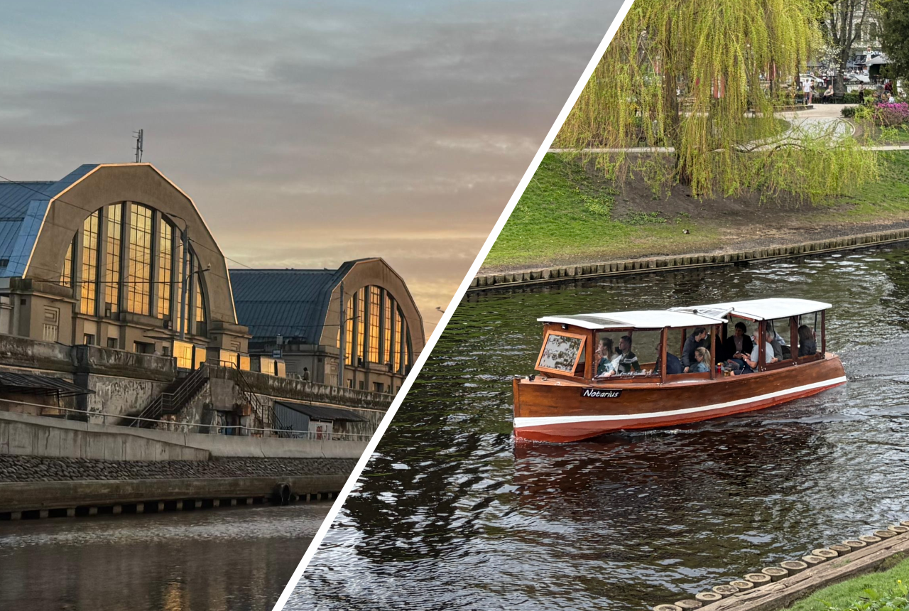 Riga Canal Cruise & Central Market Food Experience