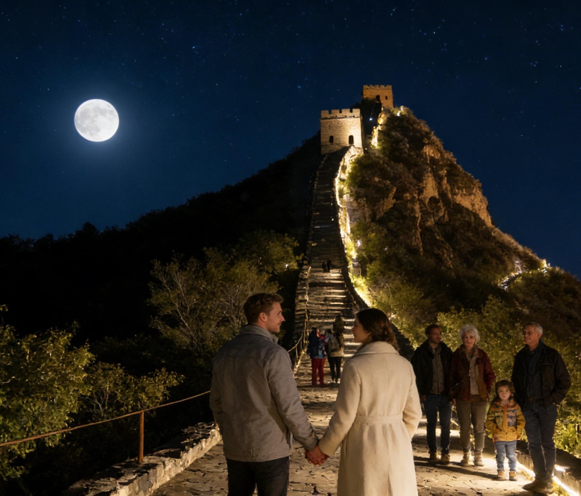 Jinshanling & Simatai Great Wall with Gubei Water Town Night Tour
