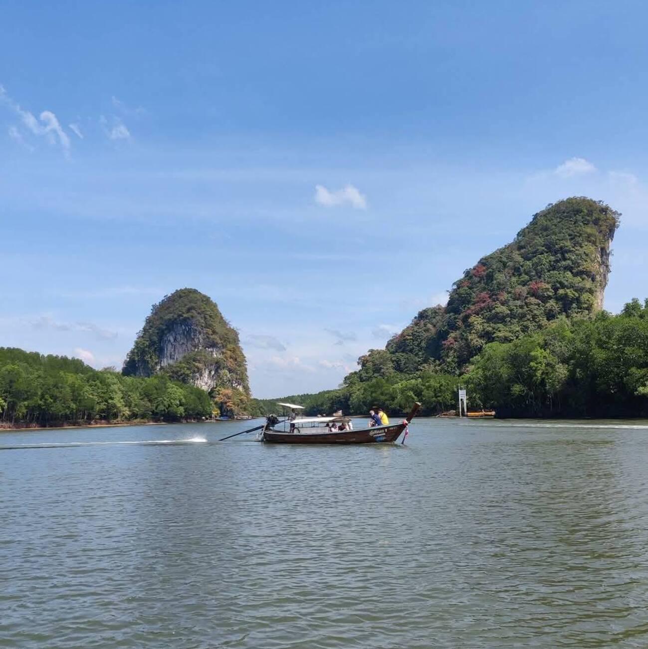 Krabi Private Temple, River & Limestone Cliffs Tour
