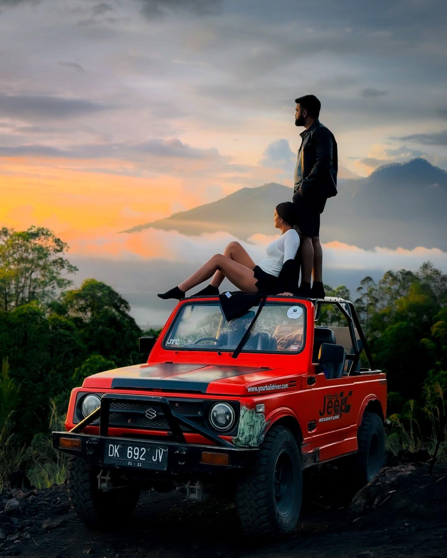 Mount Batur Sunset Jeep Adventure & Natural Hot Springs