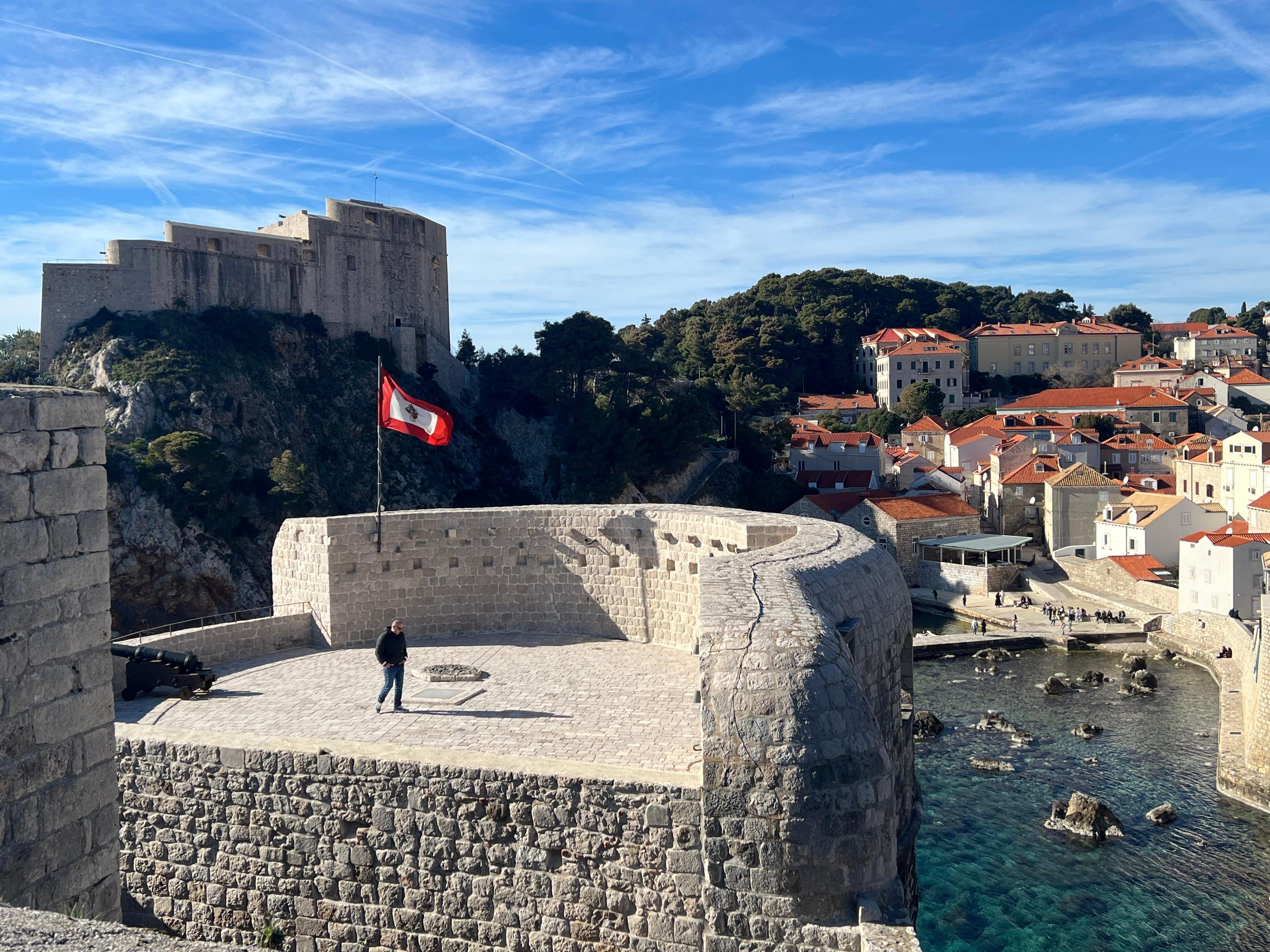 Dubrovnik City Walls Old Town terracotta rooftops Adriatic view — image 13