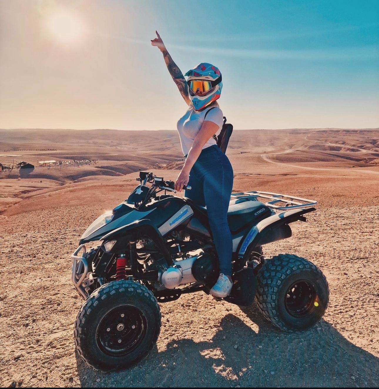 Agafay Desert Adventure: Quad Biking, Camel Ride & Berber Dinner Show