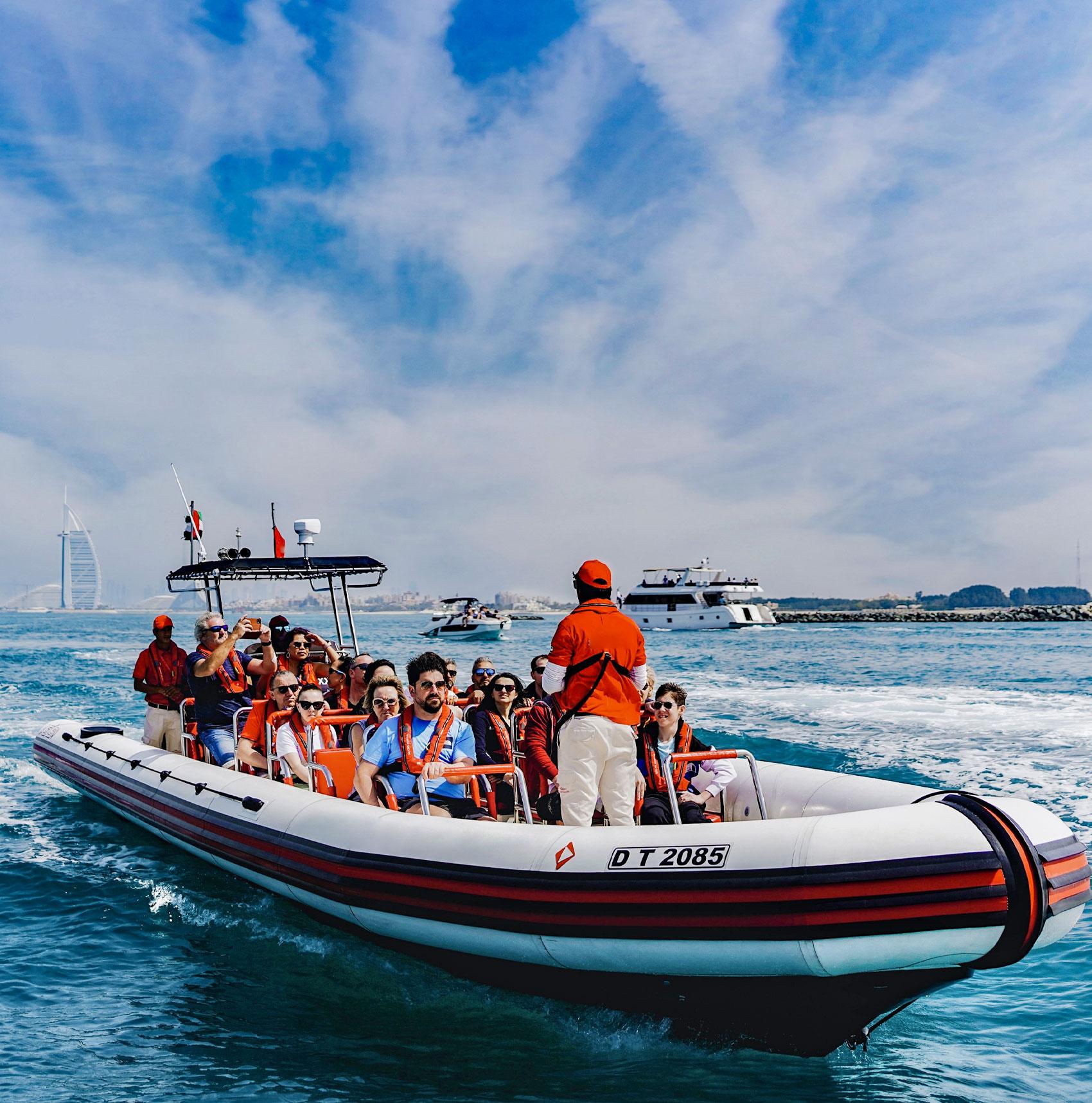 Dubai Speedboat Tour: Marina, Palm, Burj Al Arab & Atlantis