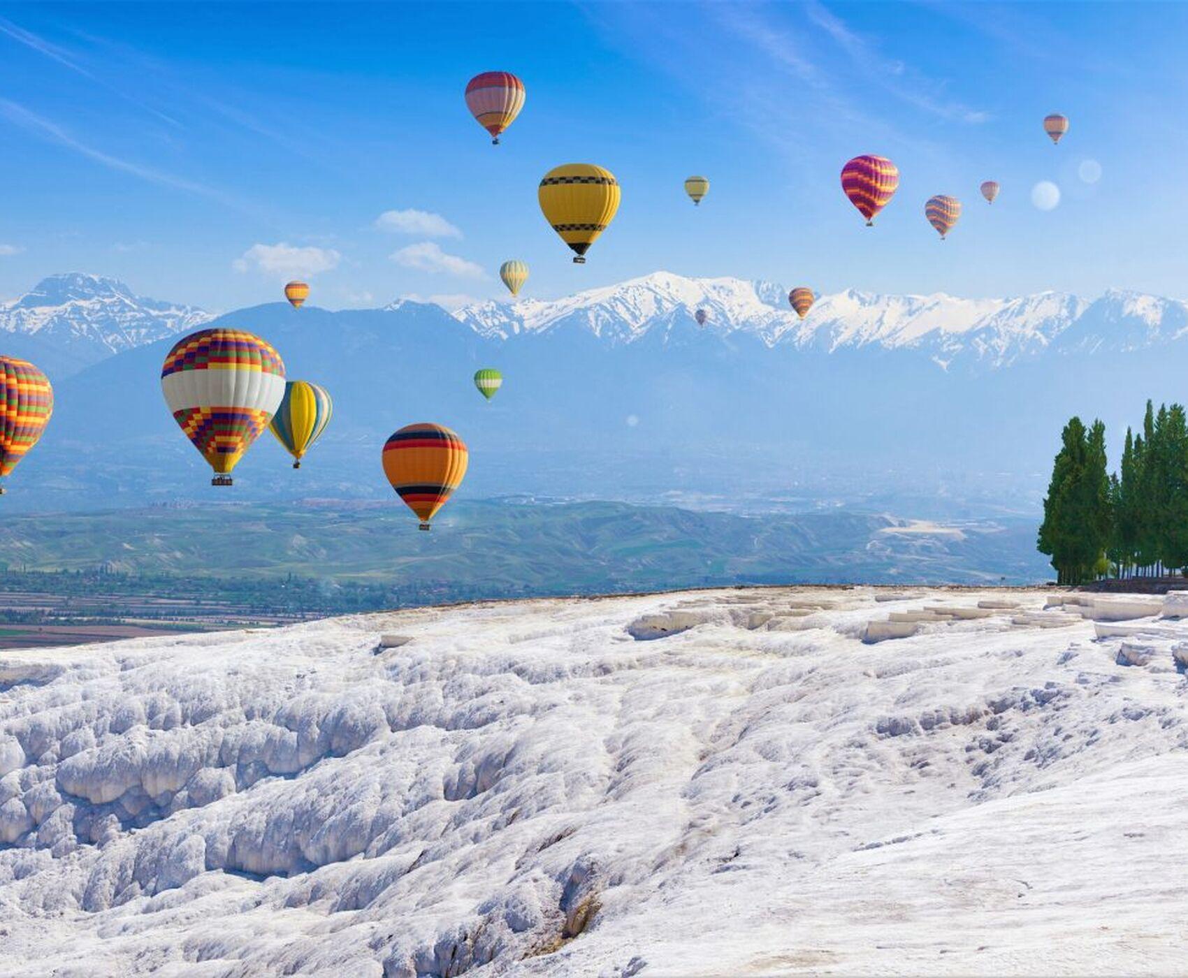 Pamukkale Sunrise Hot Air Balloon Viewing Experience