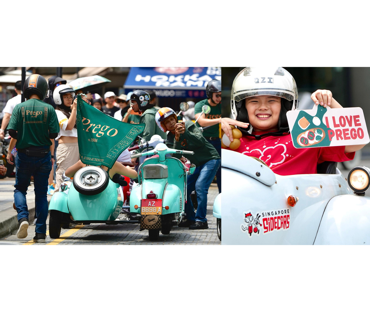 Vespa Sidecar Tour with Italian Dinner at Prego