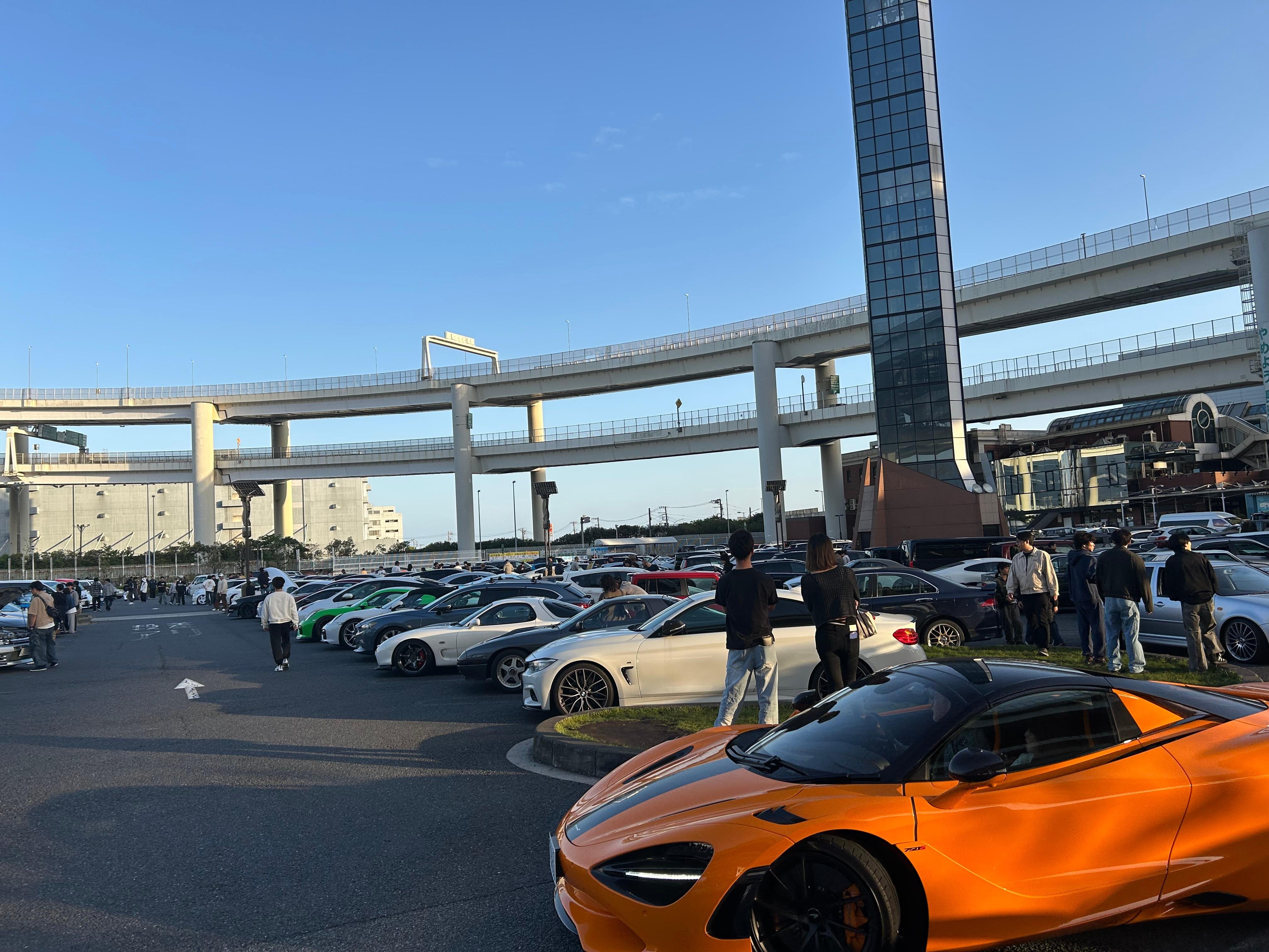 Tokyo: Daikoku JDM Car Meet & Night Drive in a Sports Car