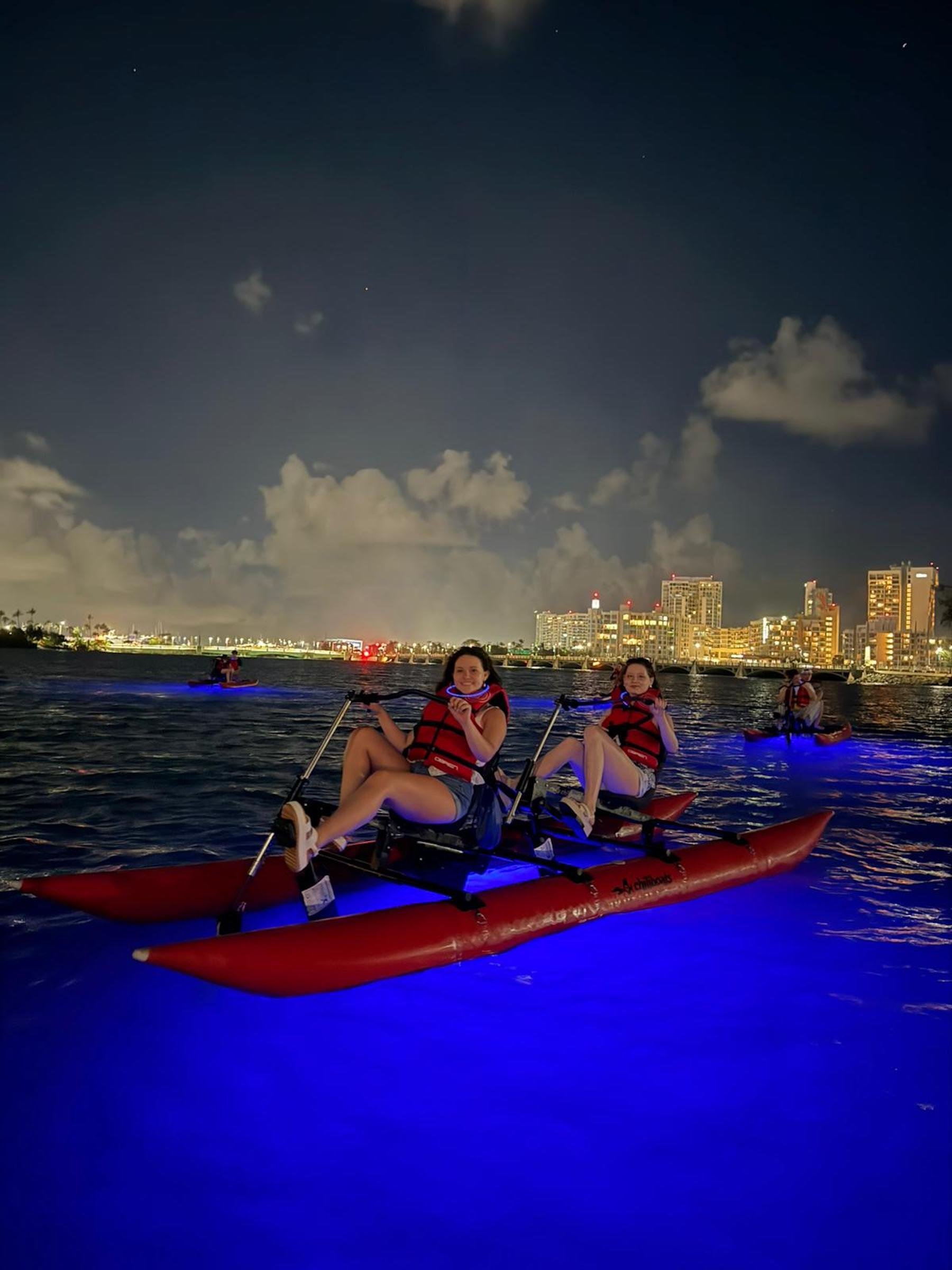 Condado Lagoon Night Waterbike Adventure