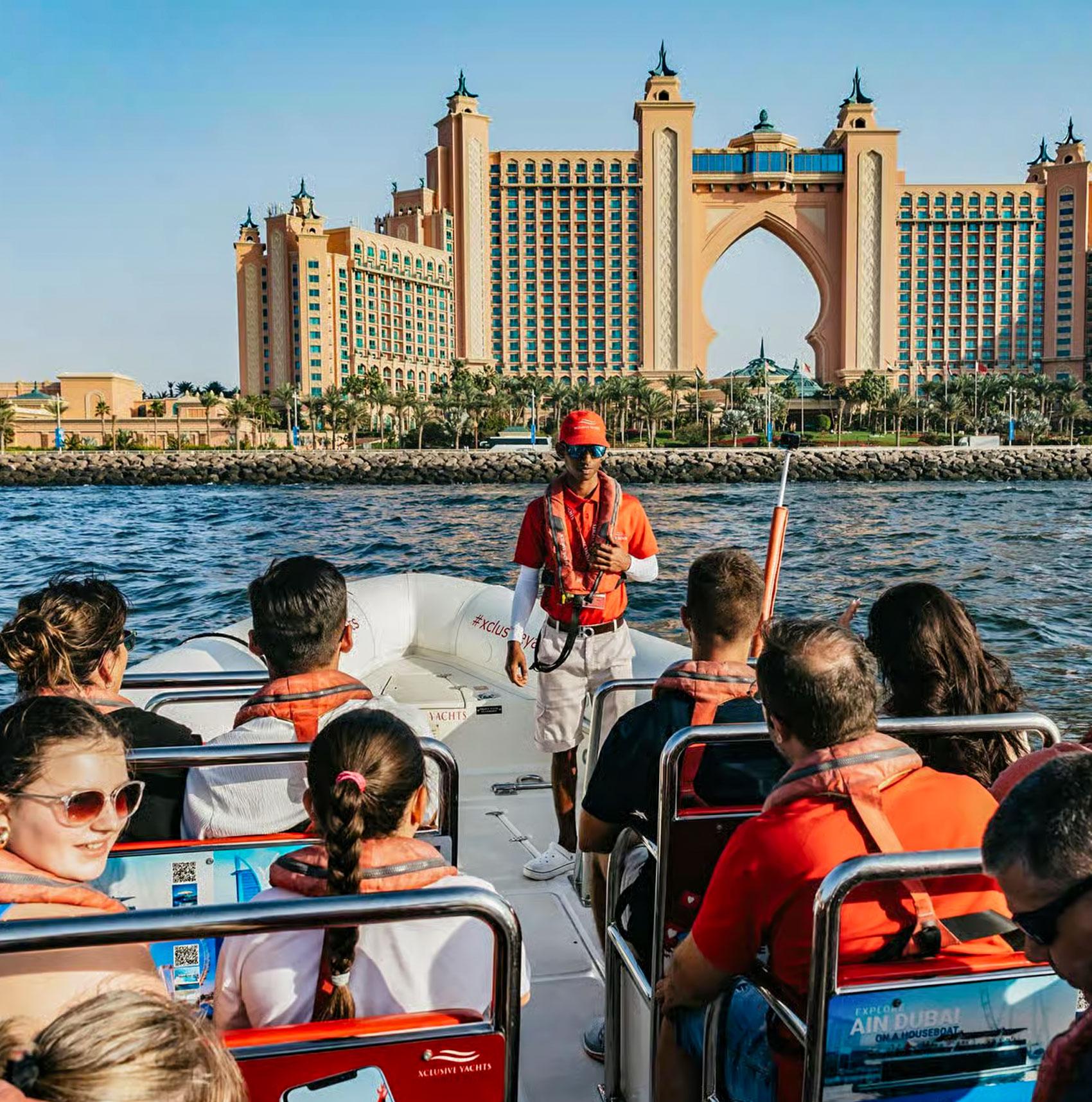 Dubai Speedboat Tour: Marina, Palm, Burj Al Arab & Atlantis
