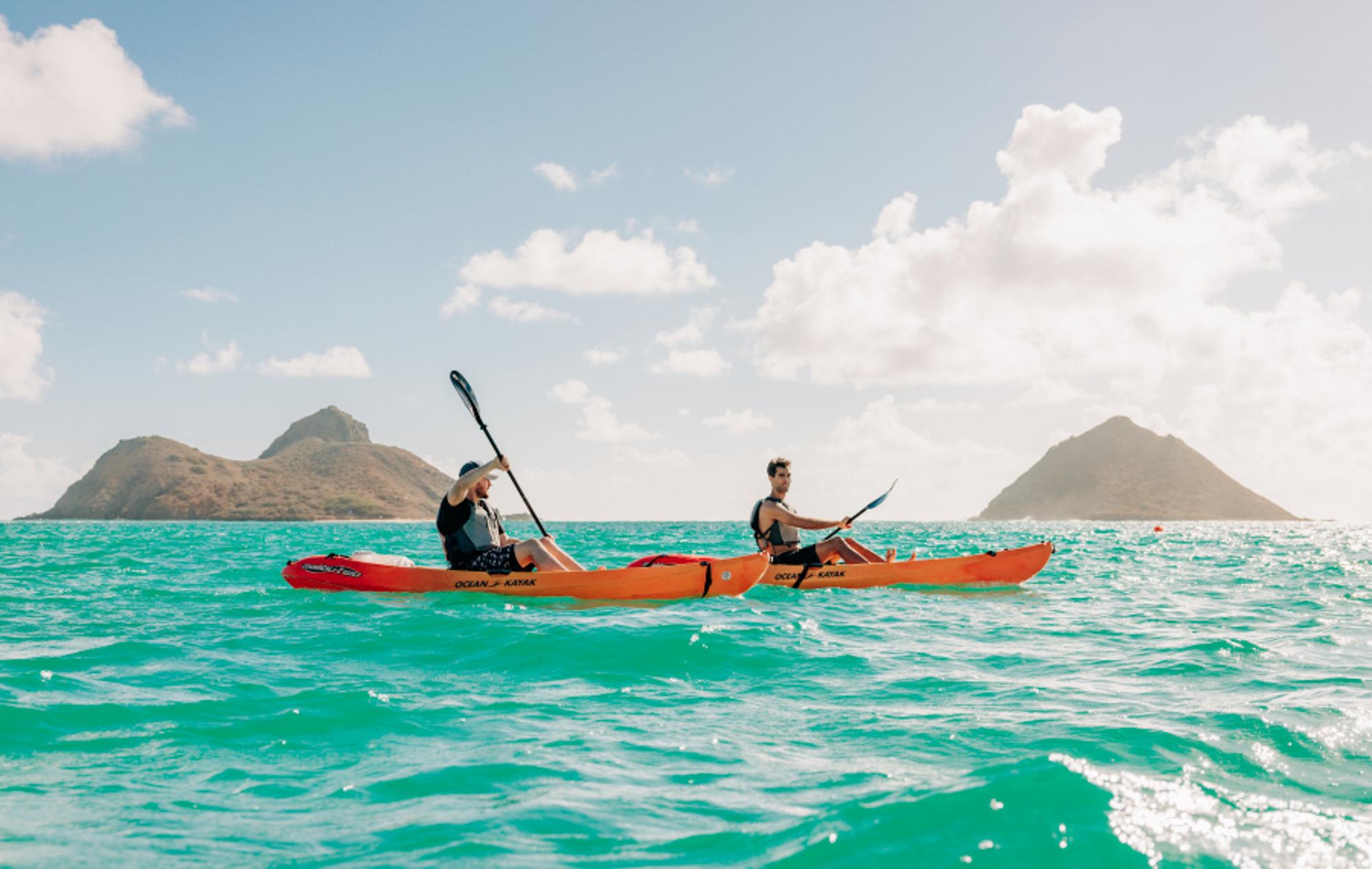Kailua E-Bike & Kayak Adventure to the Mokulua Islands