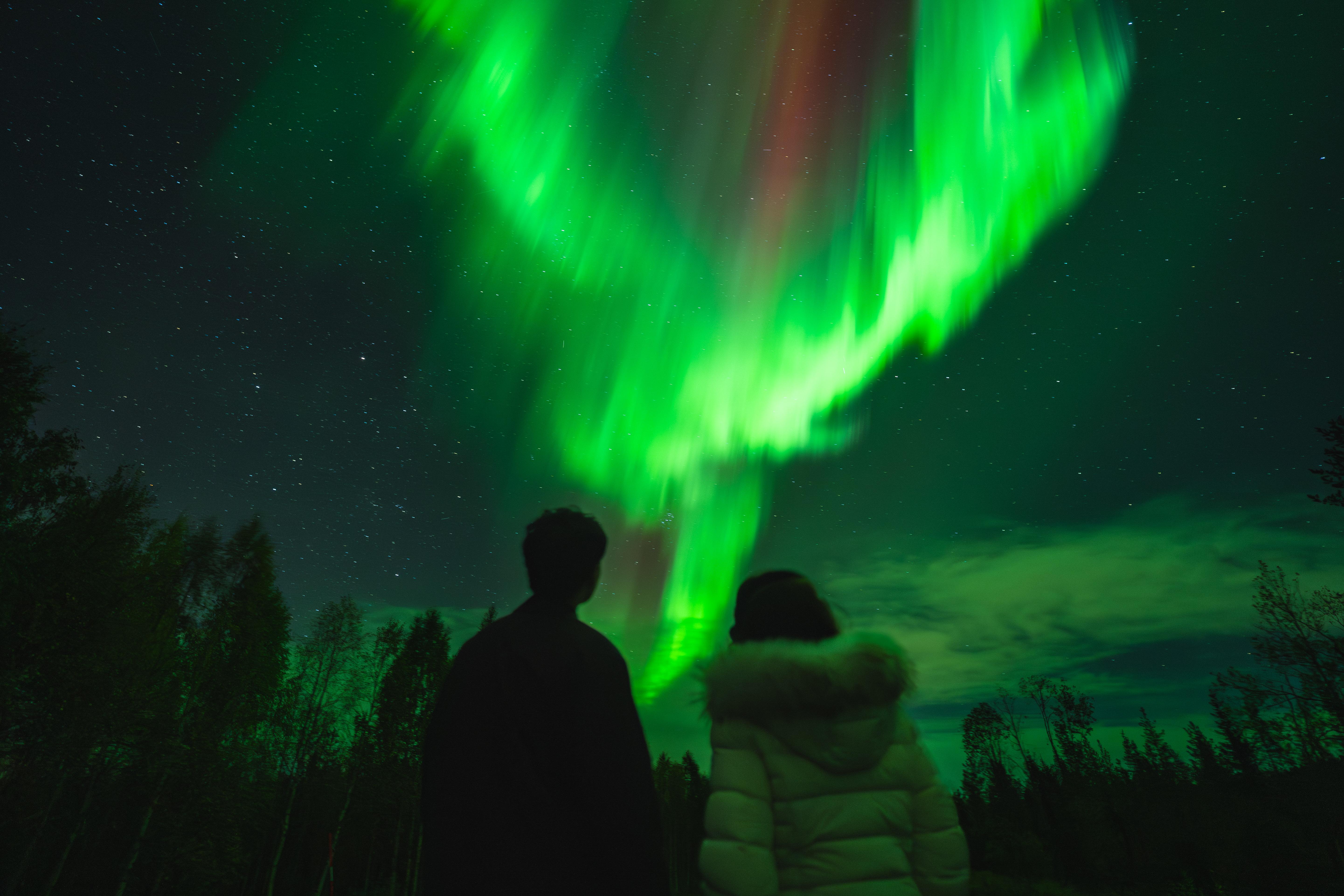 Rovaniemi Aurora Hunt – Expert-Led Northern Lights Chase with Free Photos