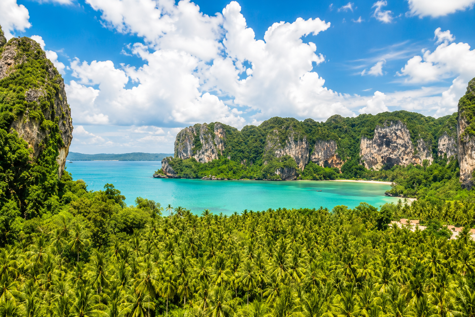 Krabi Airport to Railay Beach: Private Transfer & Boat Combo