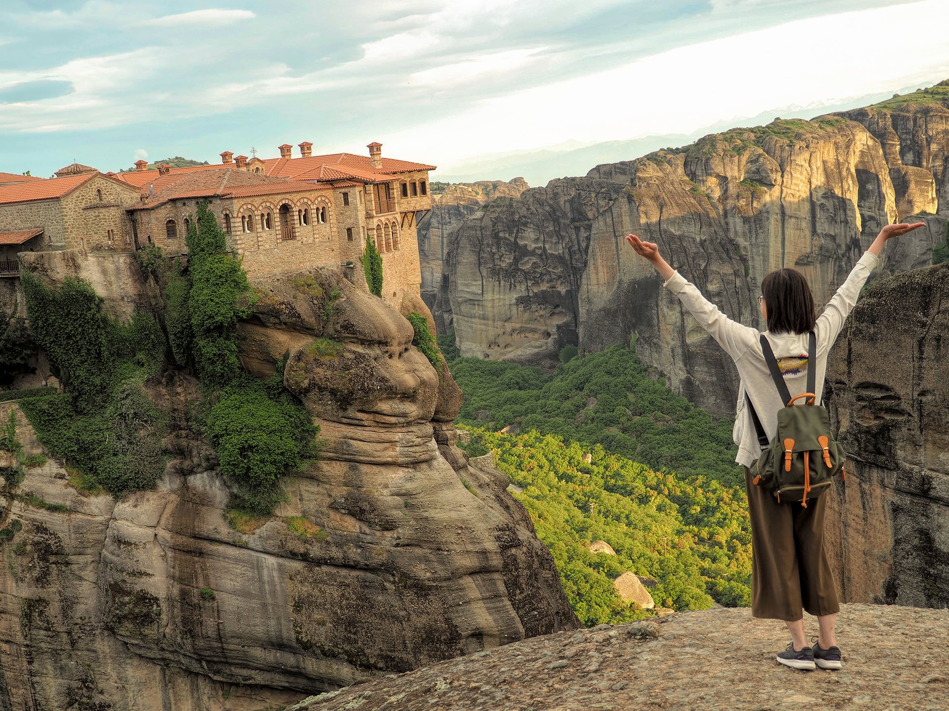 Athens to Meteora: Full-Day Trip with Monastery Visits, Caves & Coastal Stops