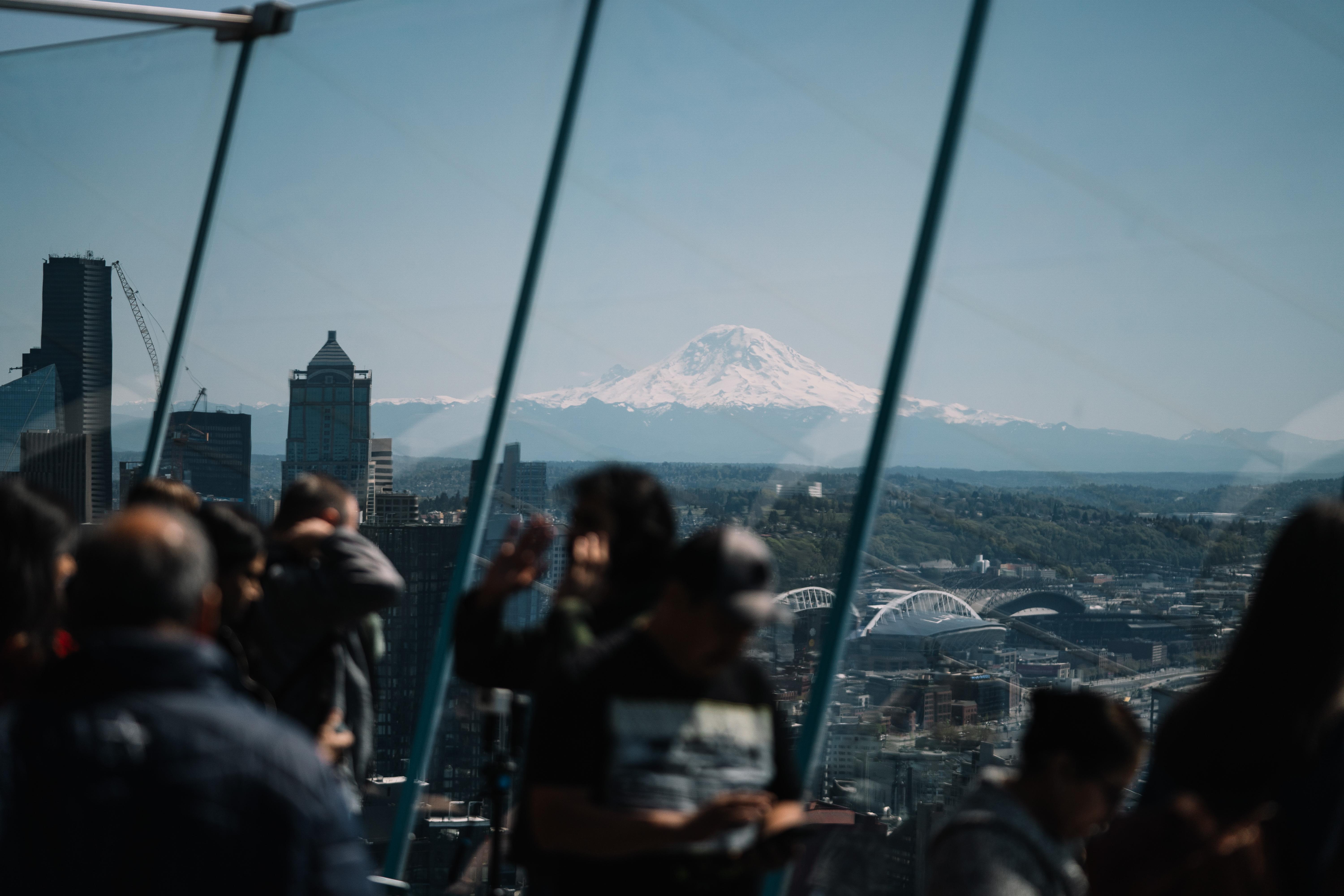 Space Needle Seattle — observation deck, glass floor, and Chihuly Garden and Glass — image 21