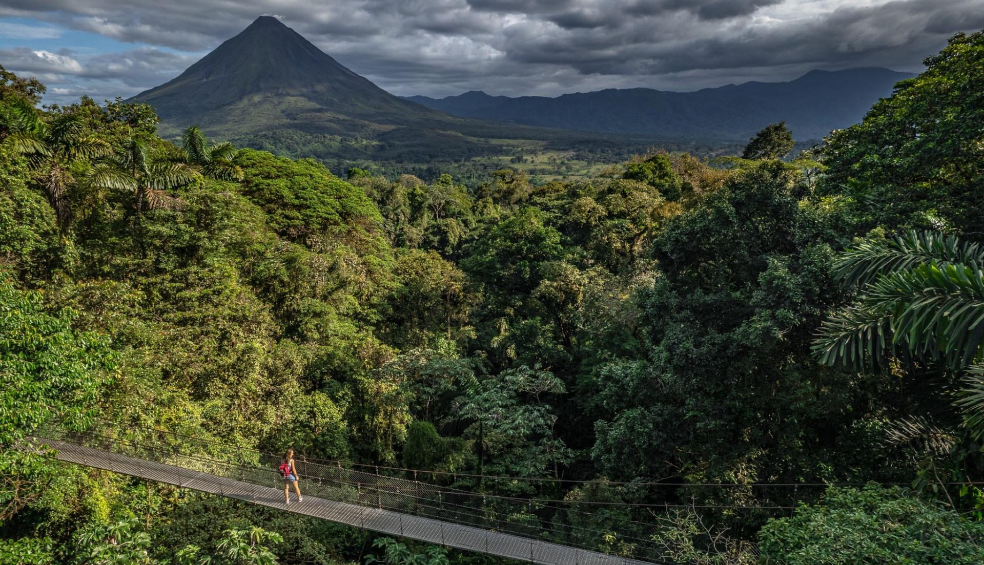 La Fortuna Full-Day Nature Tour: Hanging Bridges, Volcano & Waterfall