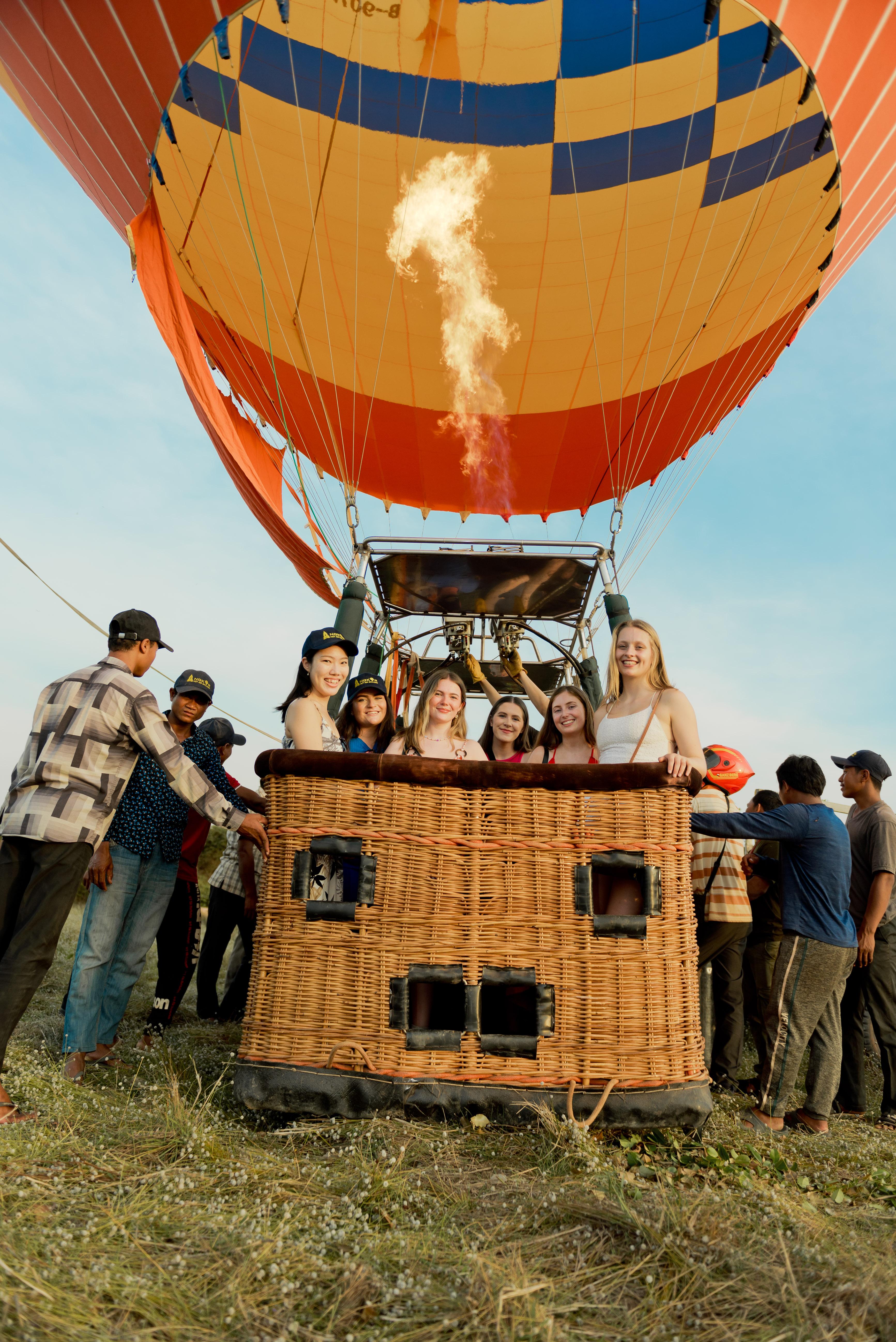 Angkor Hot Air Balloon Flight at Sunrise or Sunset