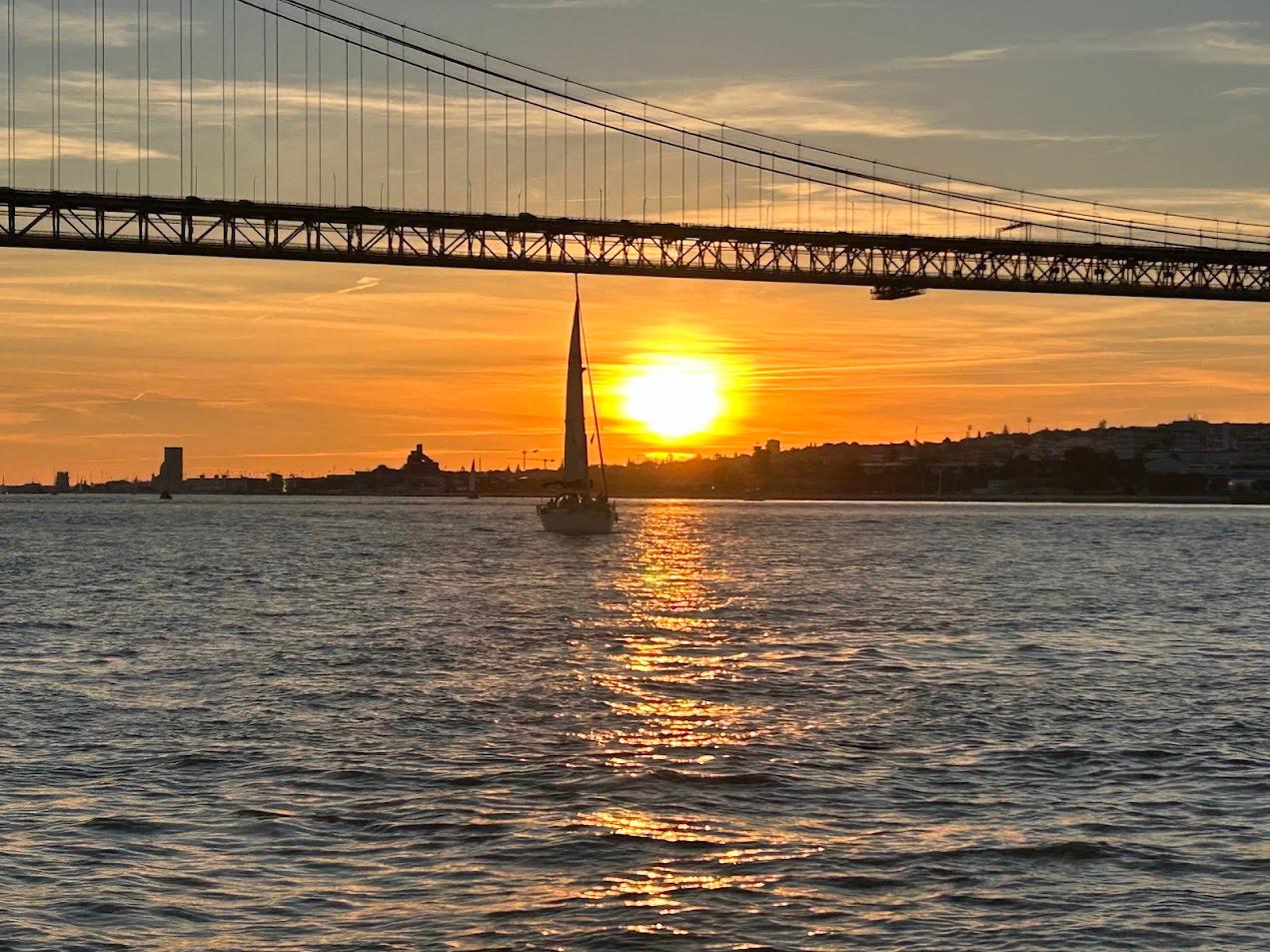 Small-Group Sunset Sail on the Tagus