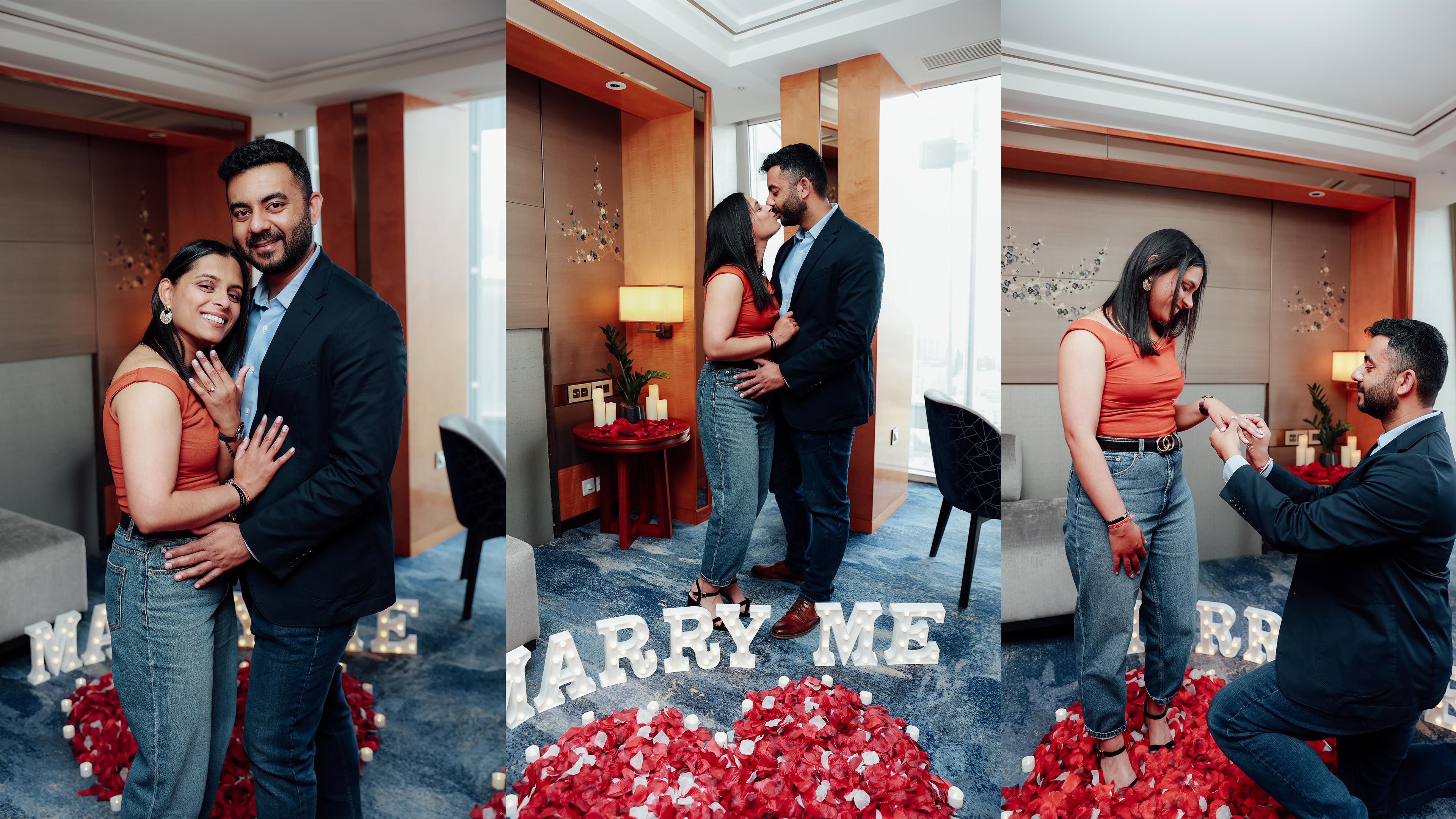 London: Surprise Proposal Photoshoot - “Yes” Forever