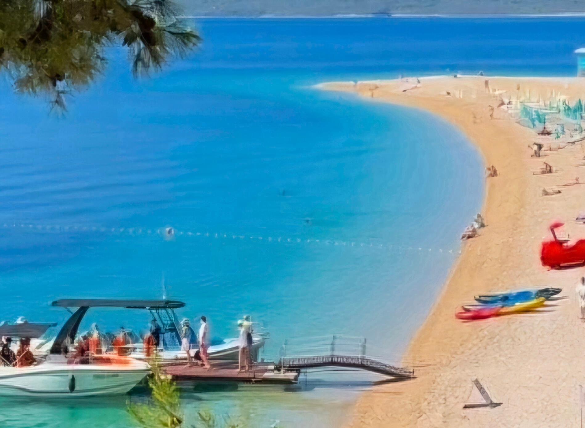 Makarska: 3-Island Speedboat Cruise to Golden Horn & Hvar