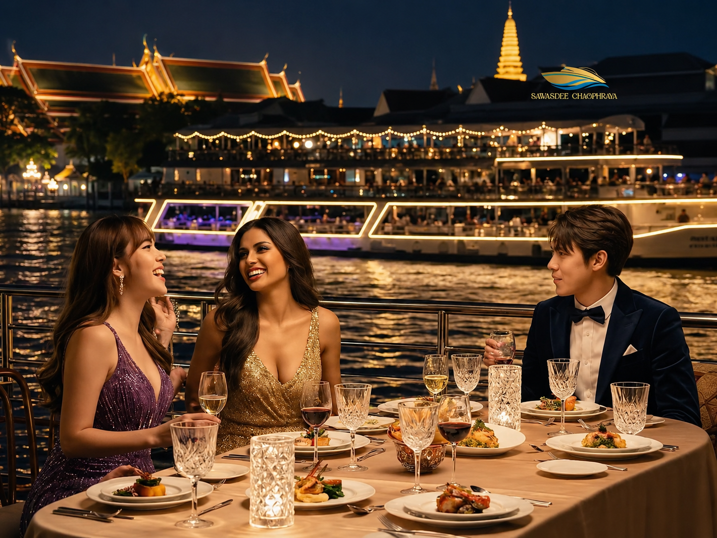 Bangkok Chao Phraya Dinner Cruise with Cultural Show