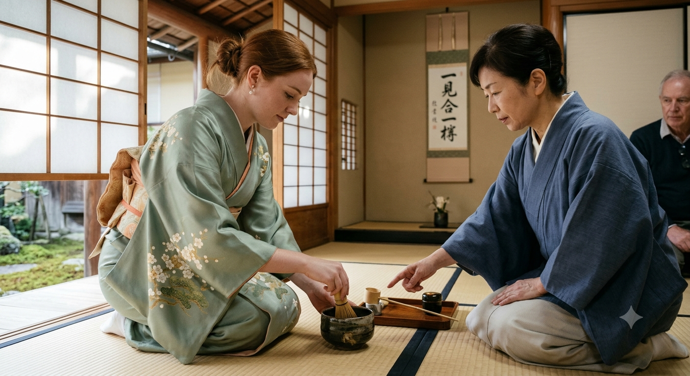 Asakusa Matcha Making & Tea Ceremony Workshop