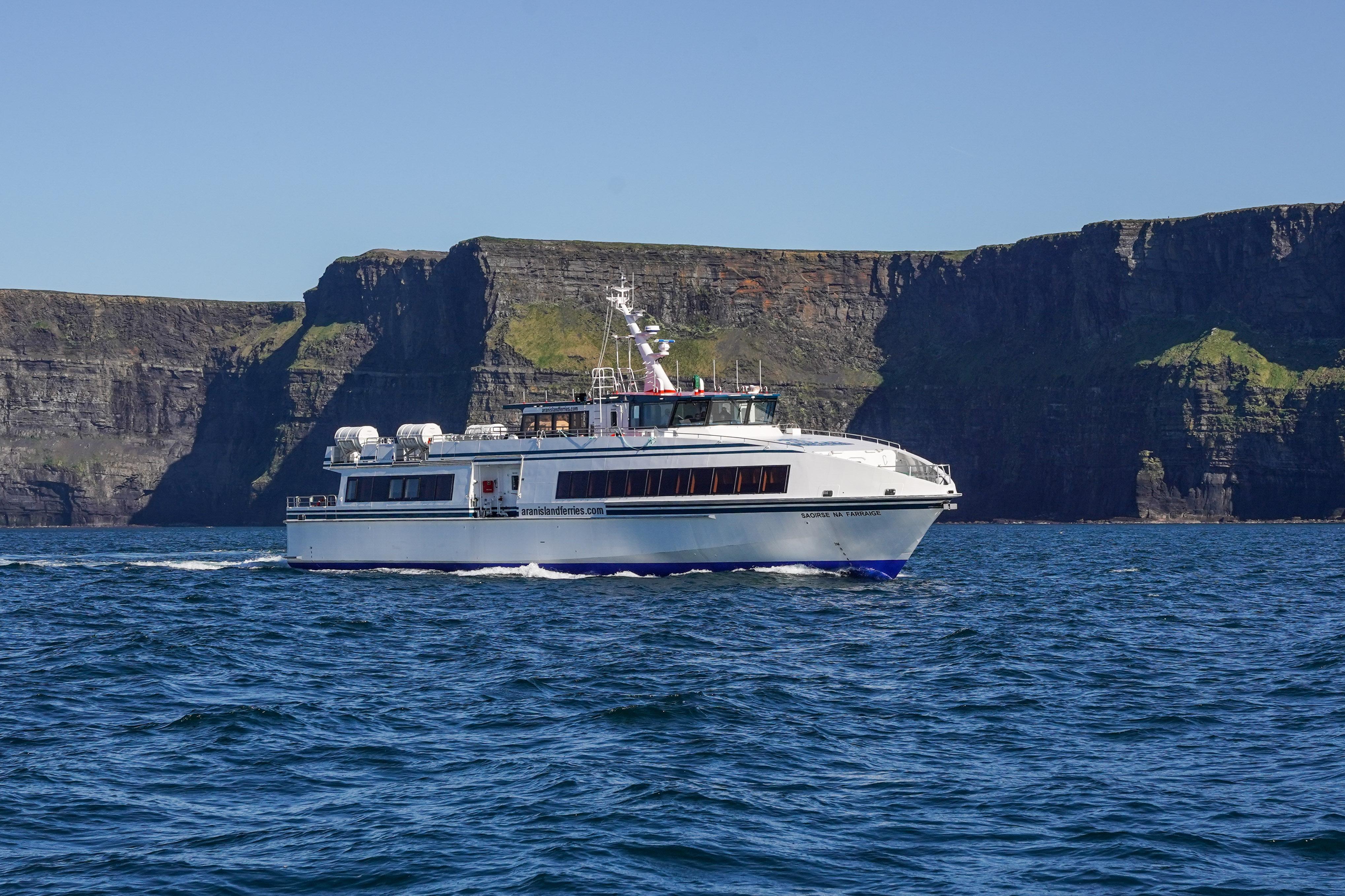 From Galway: Aran Islands Cruise & Cliffs of Moher Boat Tour