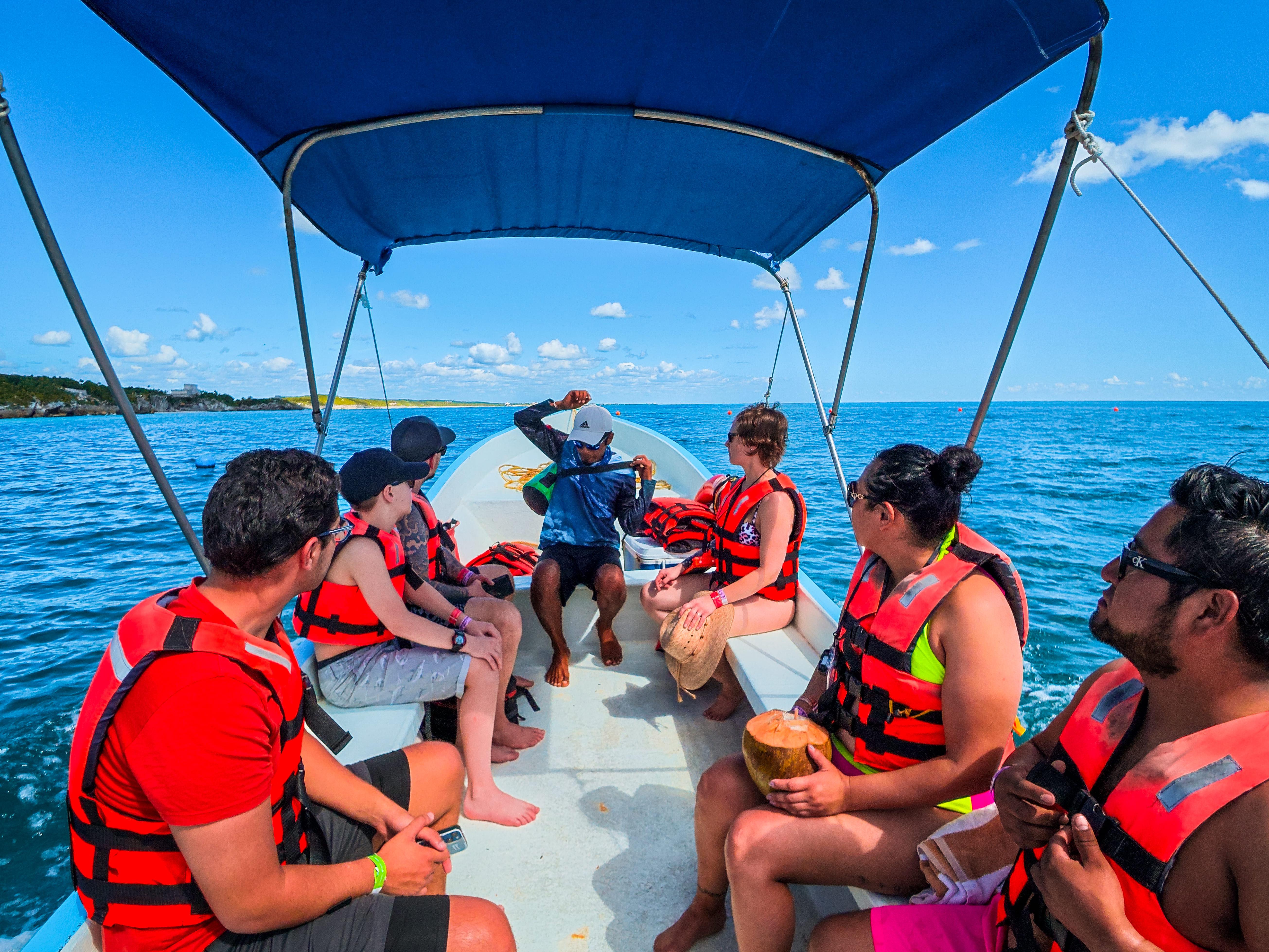 Tulum Ocean Snorkel: Sea Turtles, Coral Reef & Ruins View
