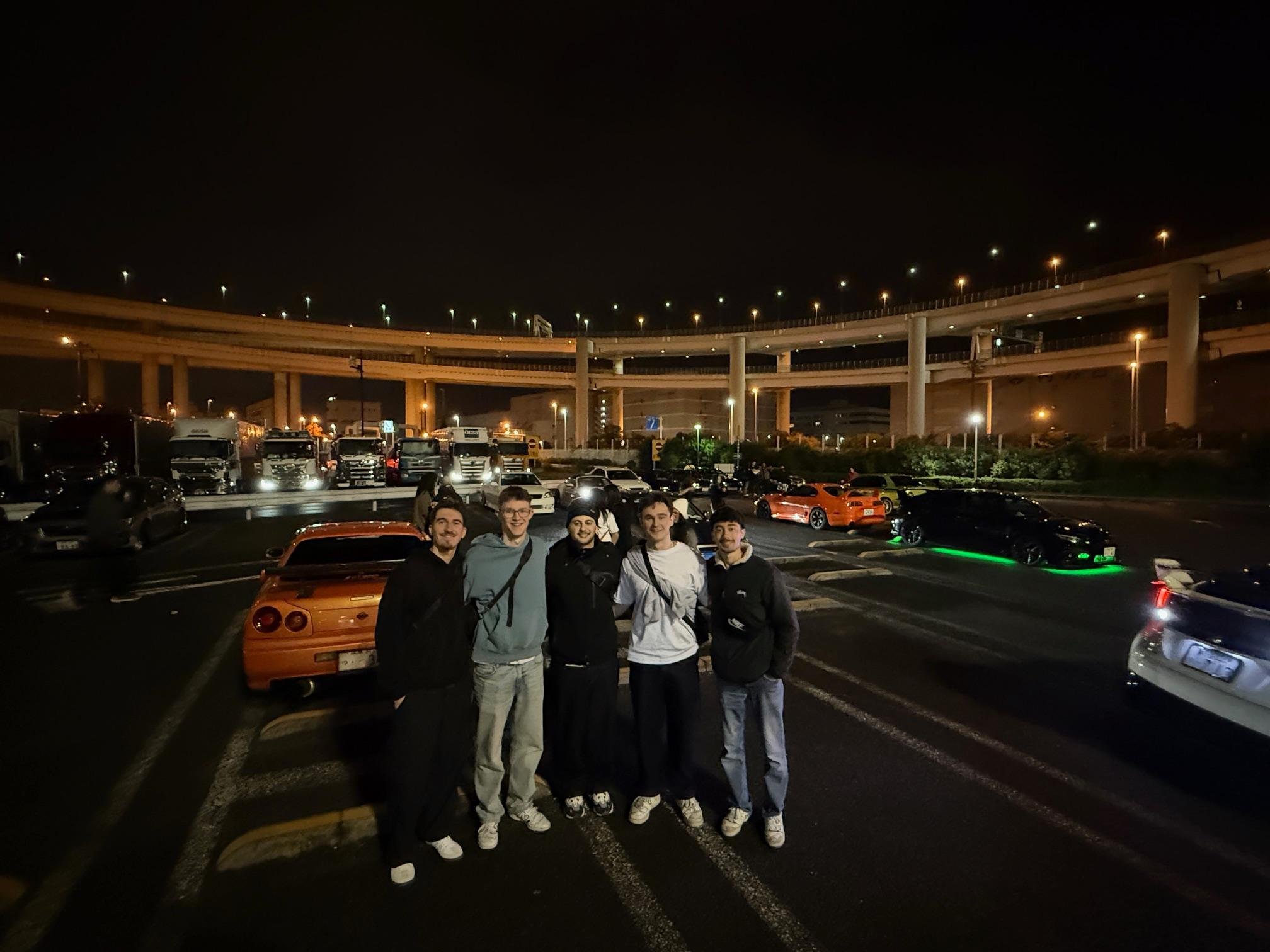 Tokyo Night Run – EVO WRX SKYLINE Daikoku Experience - Tokyo car meet tour at Daikoku PA