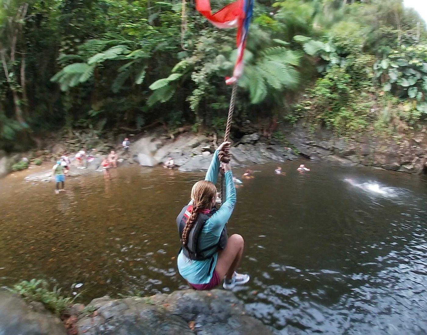 El Yunque Rainforest Adventure: Waterfalls, Slides & Rope Swings
