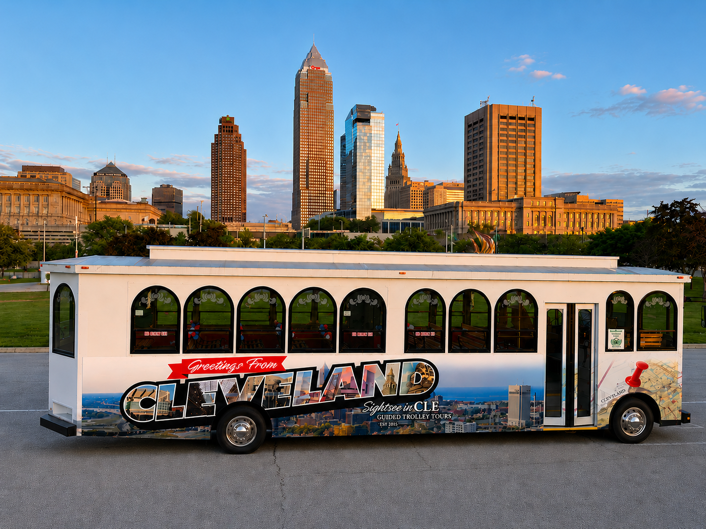 Cleveland Guided Trolley Sightseeing Tour