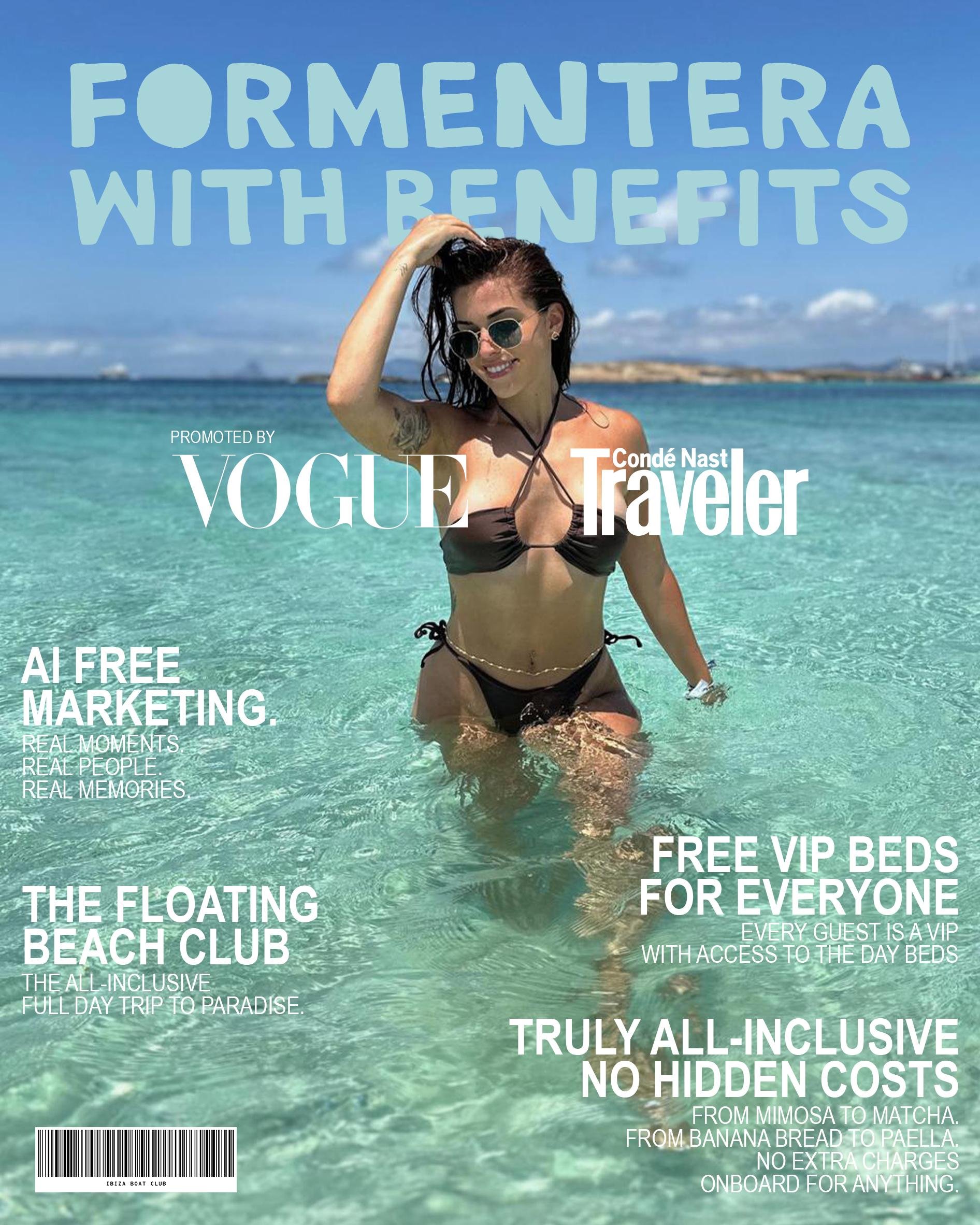 Formentera Day Cruise with VIP Sunbeds & Unlimited Dining