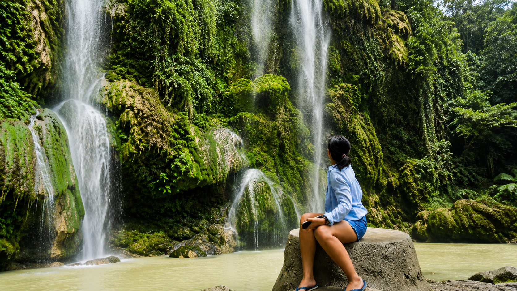 Cebu: Whale Sharks, Tumalog Falls & Sumilon Island Day Tour