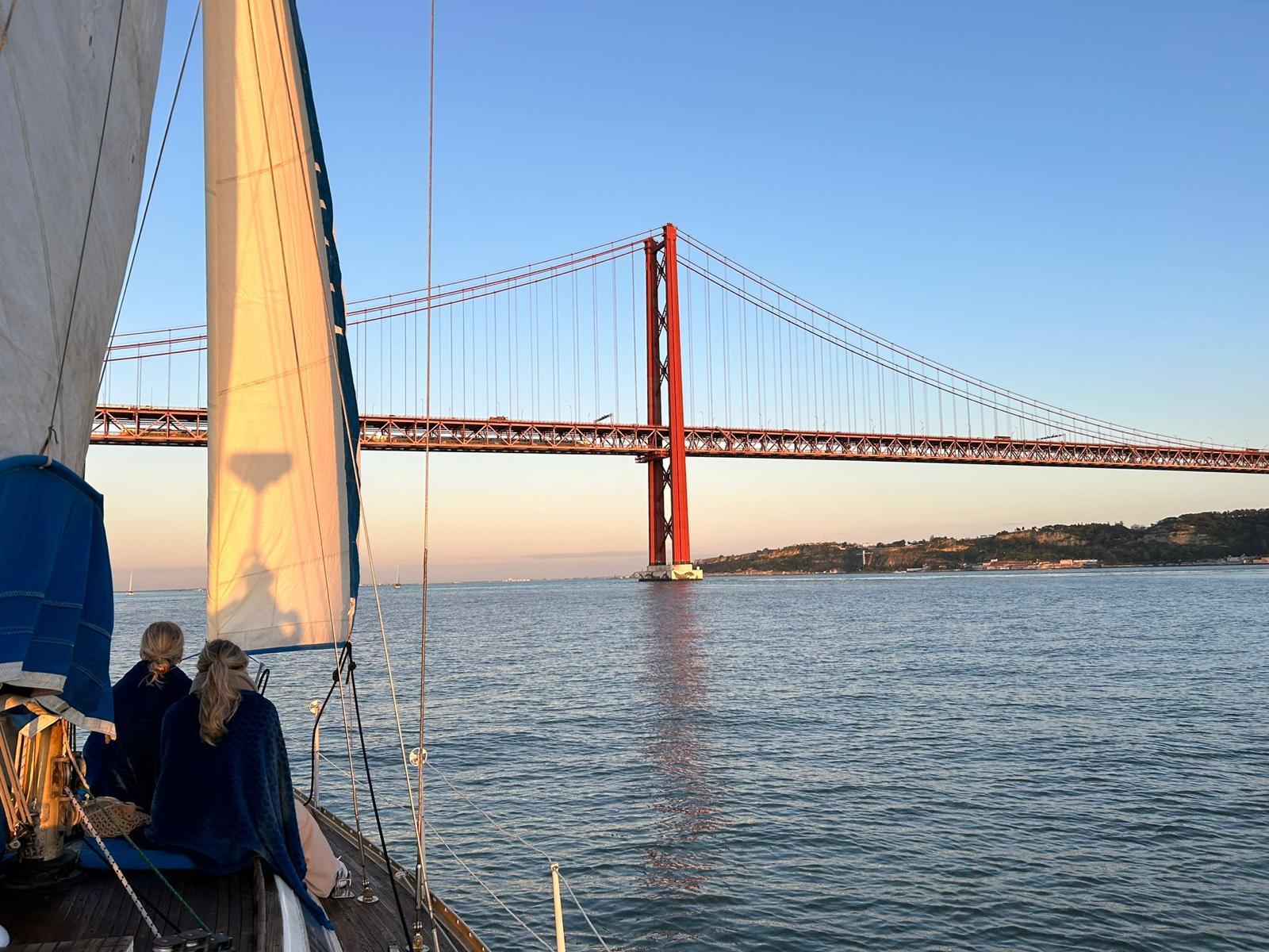 Lisbon Tagus River Sailboat Sunset Cruise