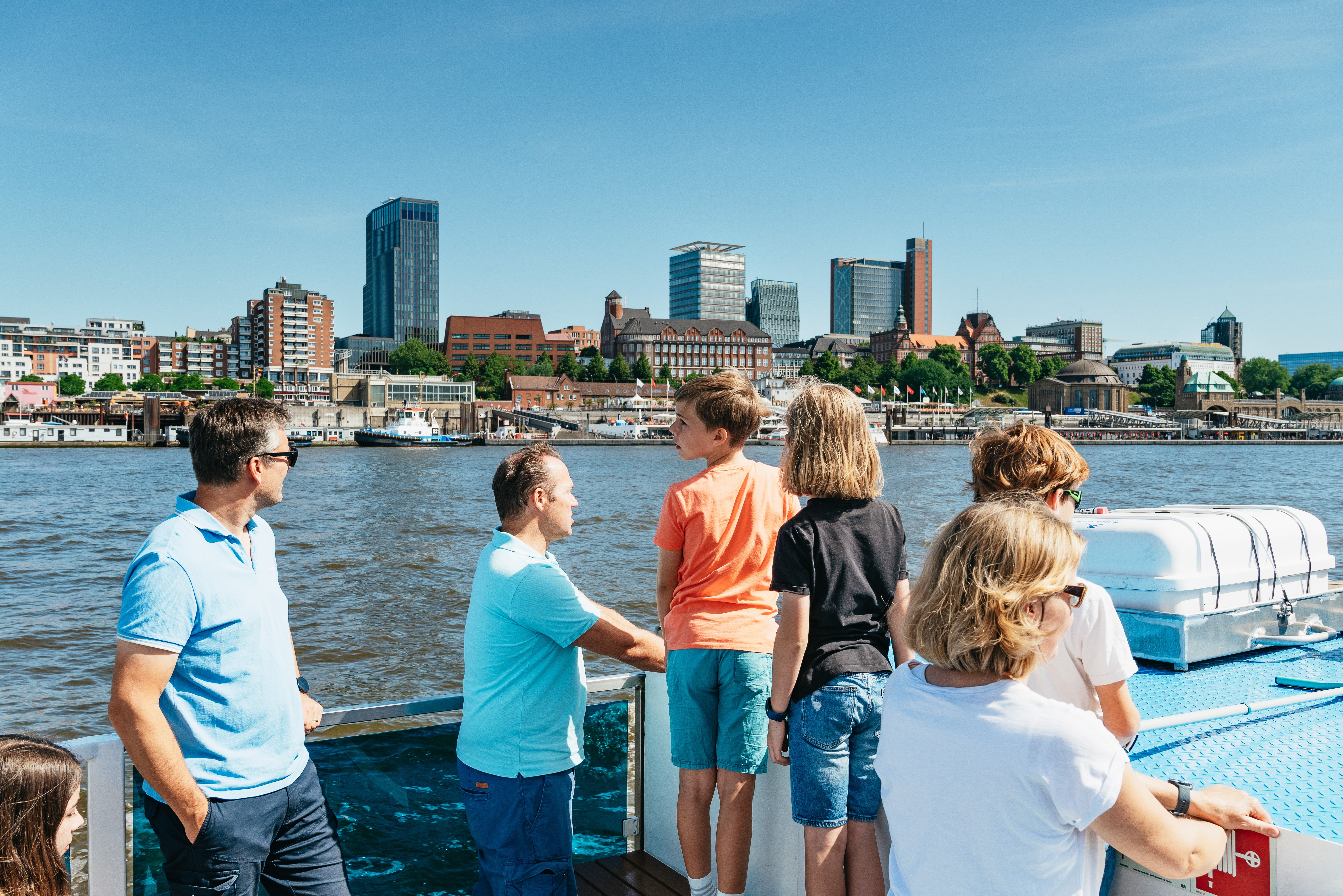 Hamburg harbour boat tour Speicherstadt canal cruise view from the water — image 6
