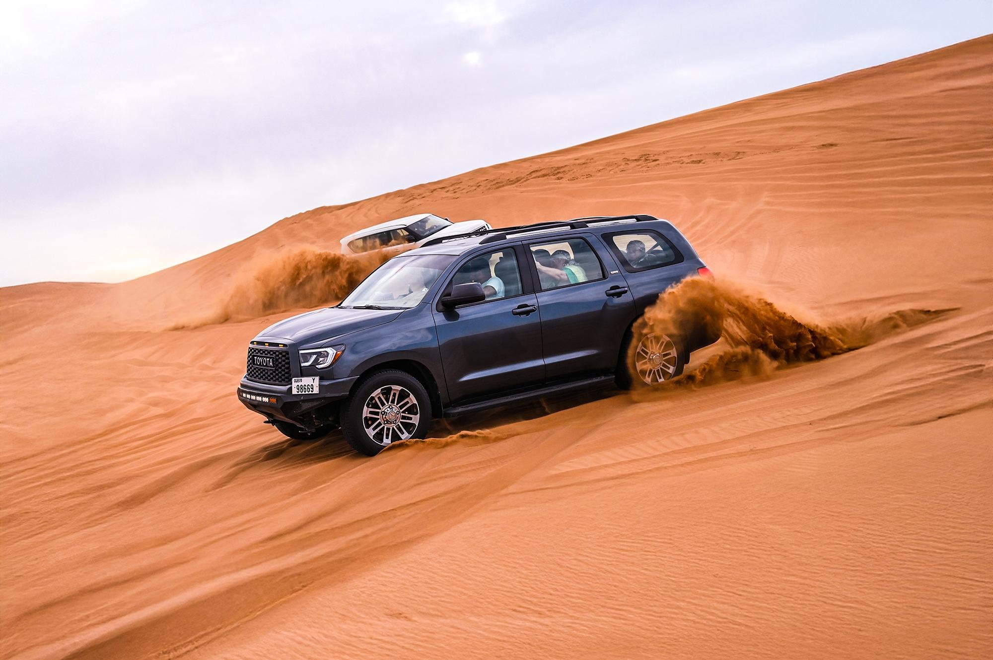 Dubai Desert Adventure: Dune Bashing, Sandboarding & Desert Camp Options