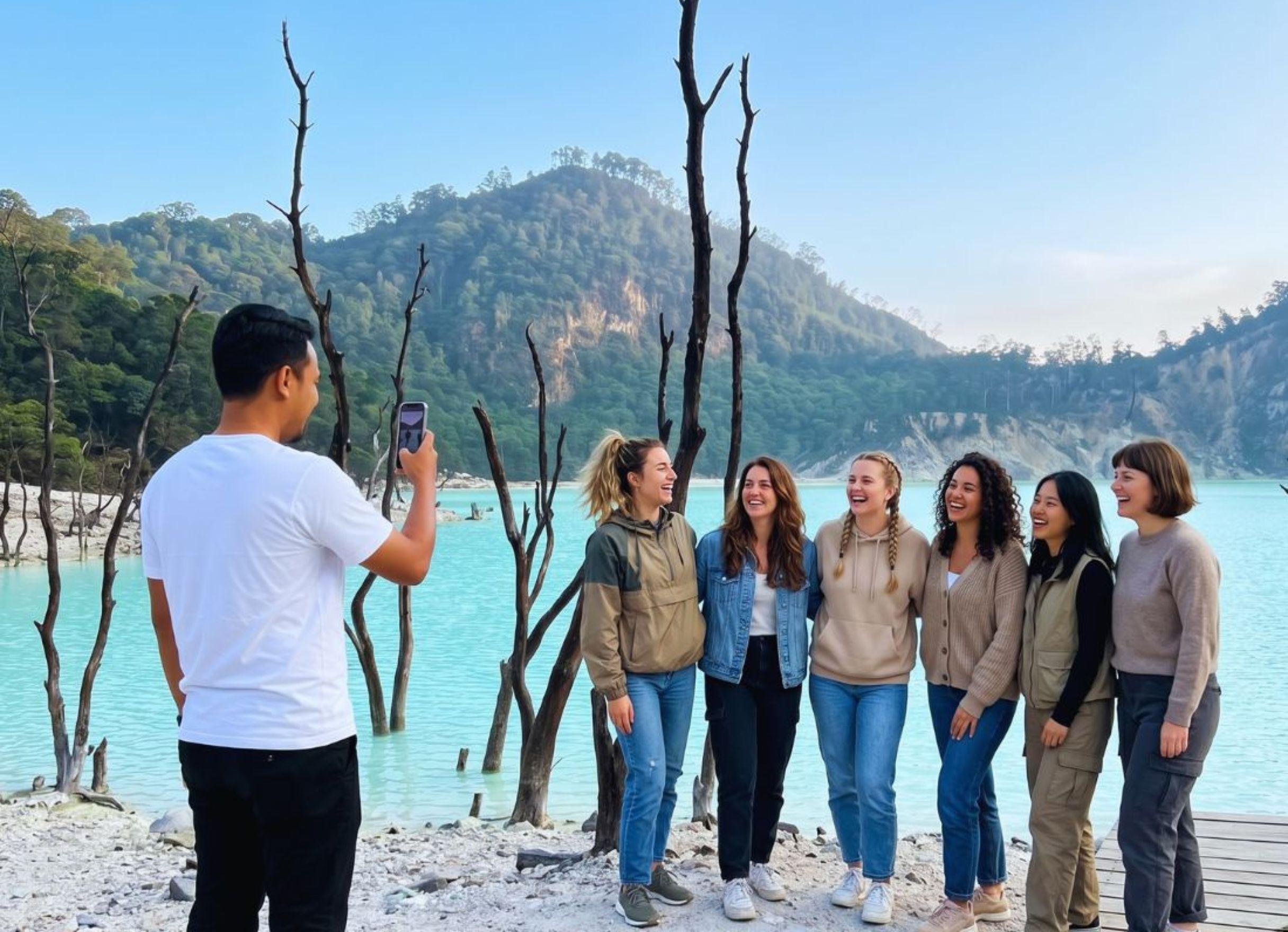 Bandung Day Trip: White Crater, Sky Bridge & Thermal Springs
