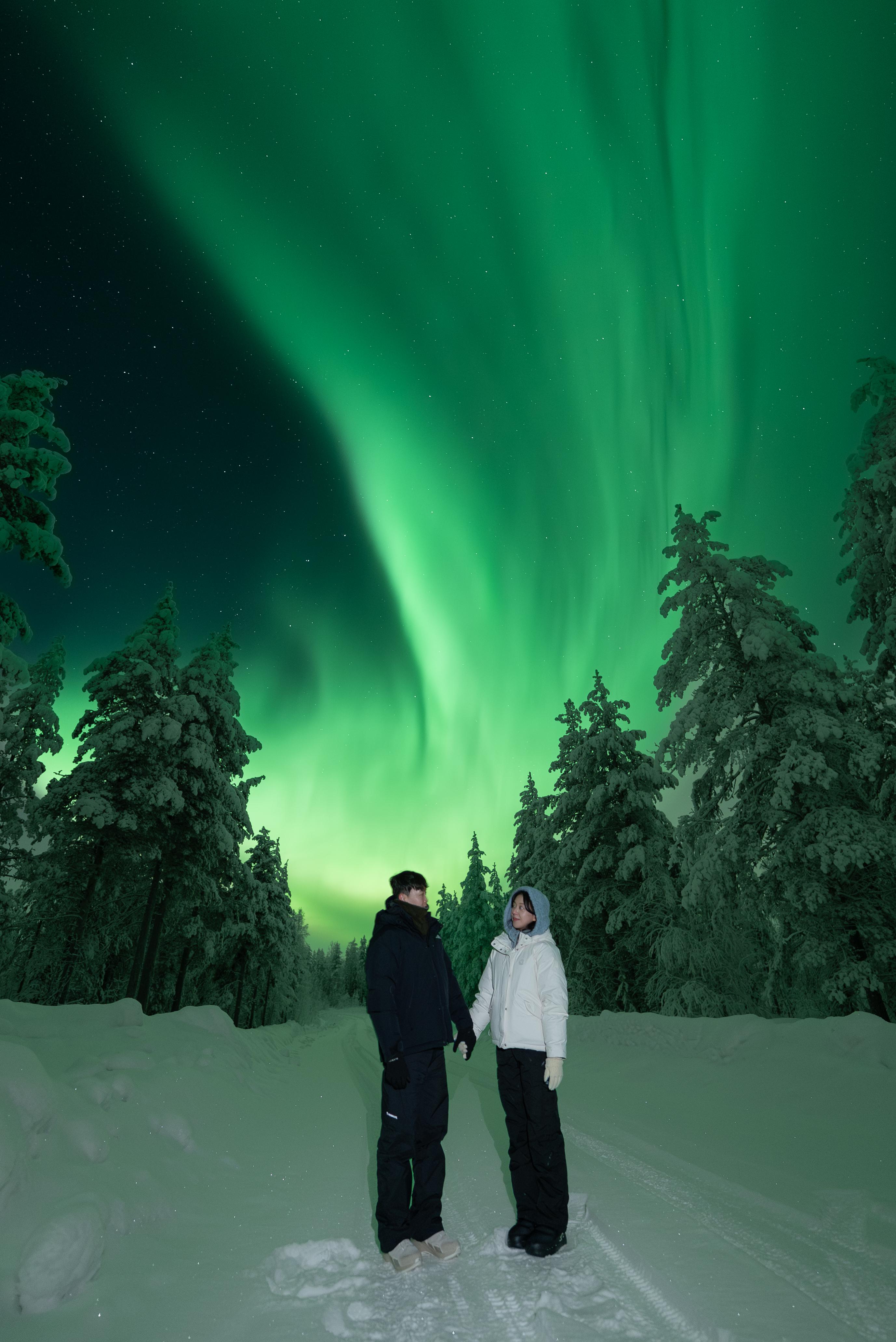 Northern Lights Hunt with Pro Photography in Lapland