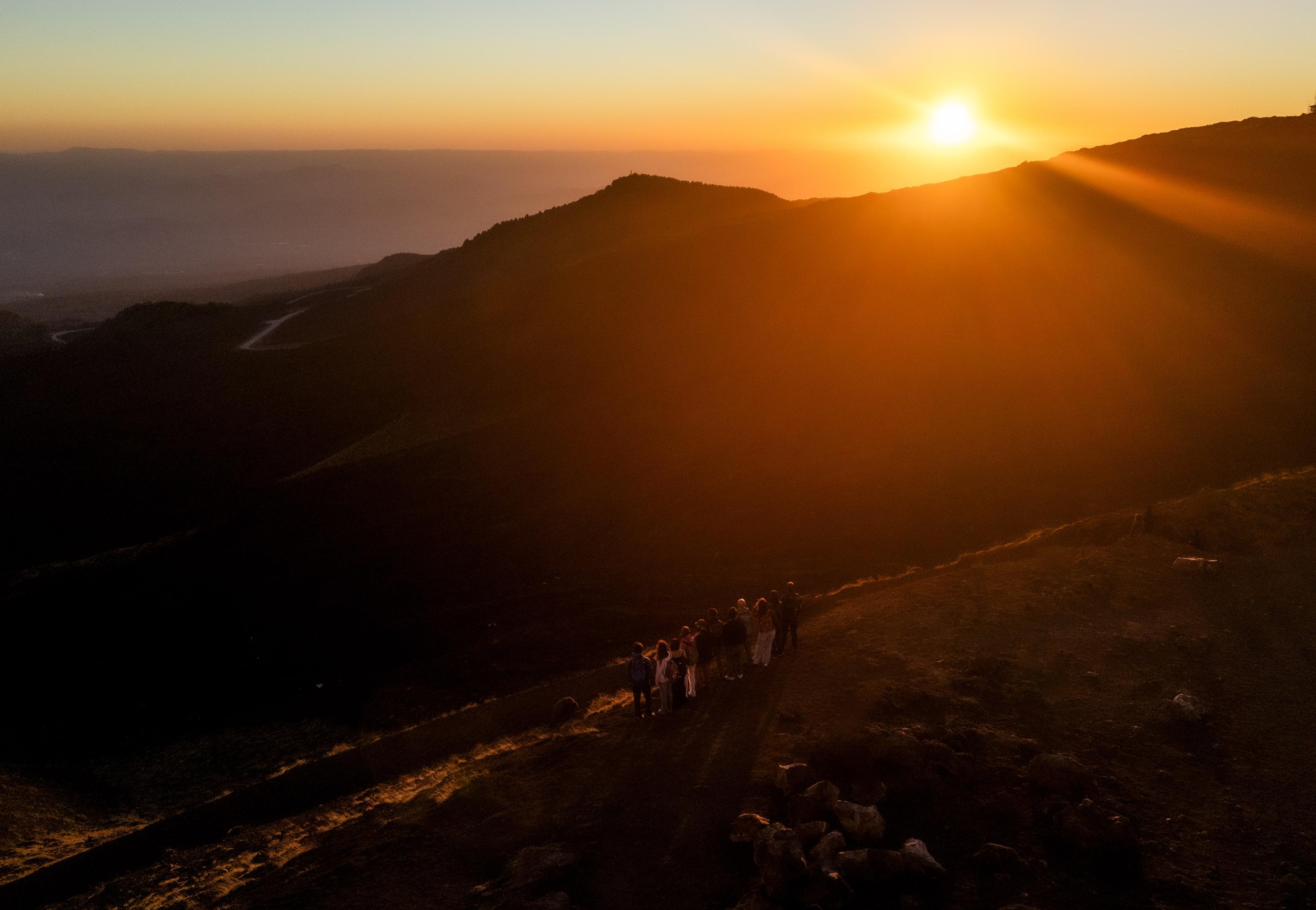Catania: Mount Etna Sunset Tour with 4x4 Vehicles